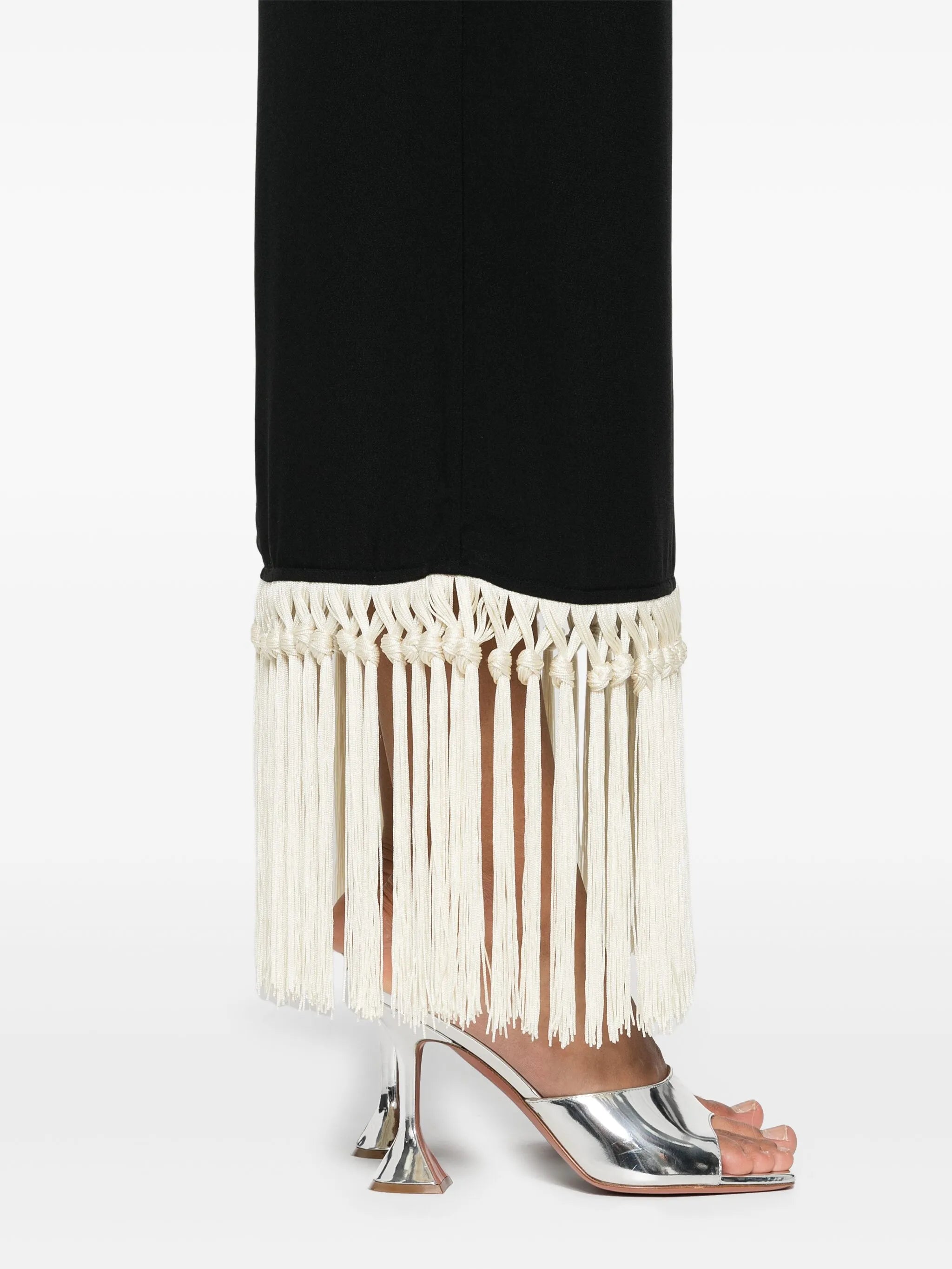 halterneck midi dress