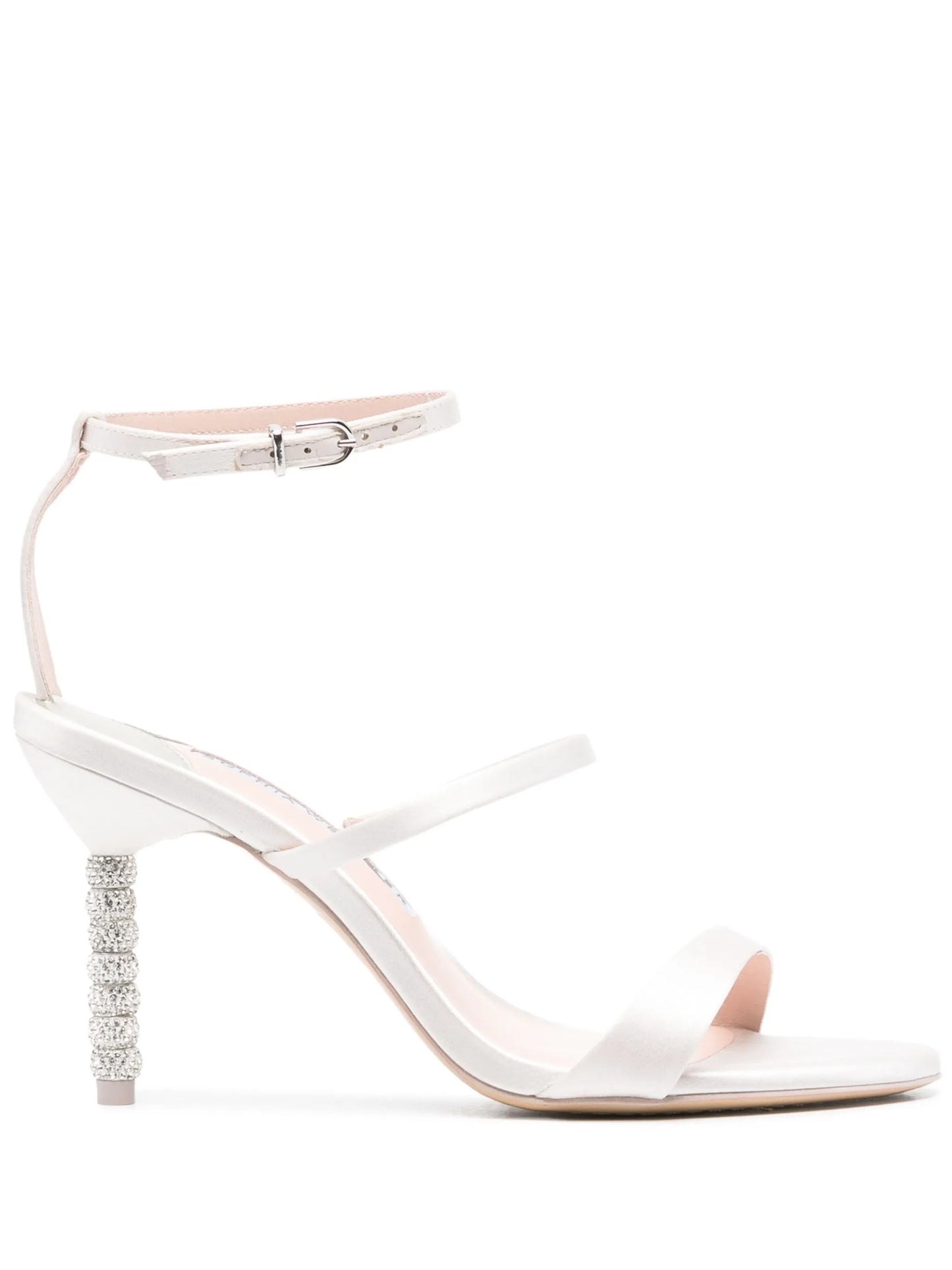 85mm satin-finish sandals