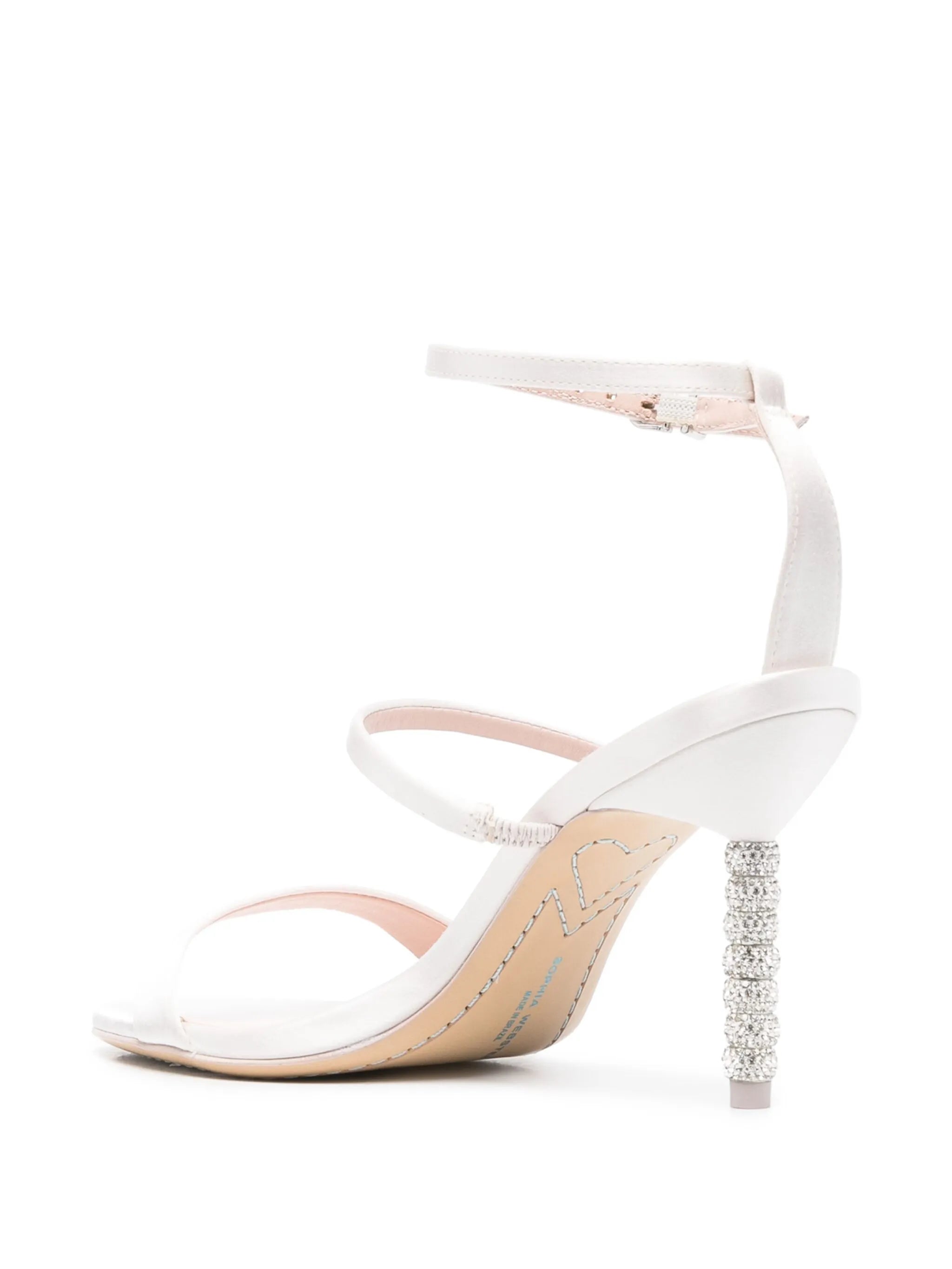 85mm satin-finish sandals