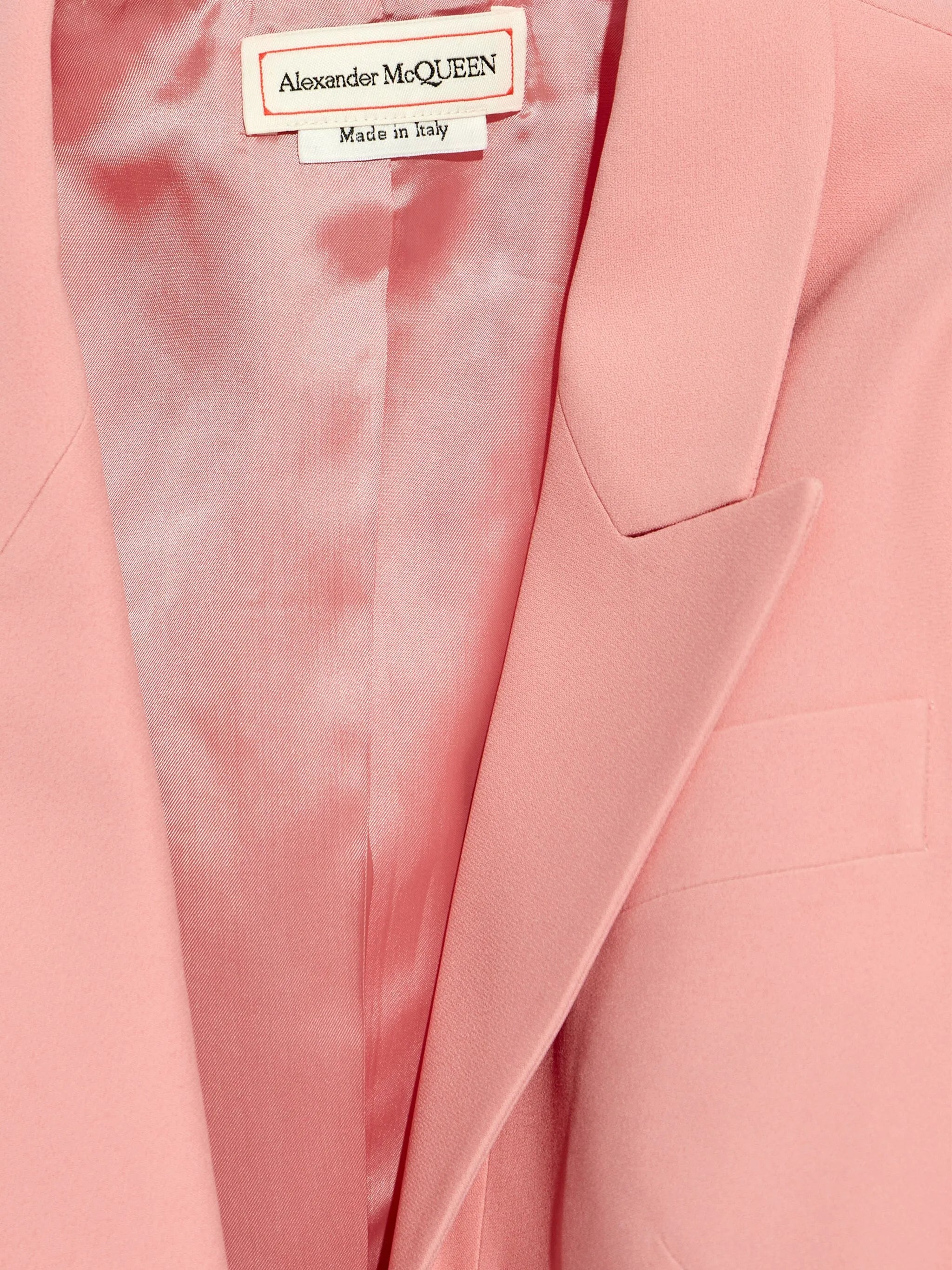 crepe peak-lapel blazer