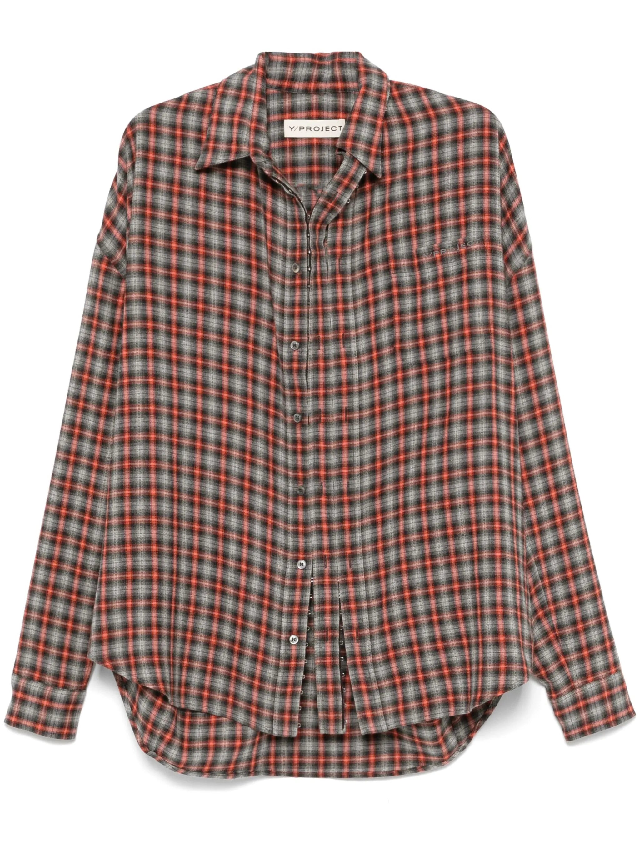 check-pattern shirt