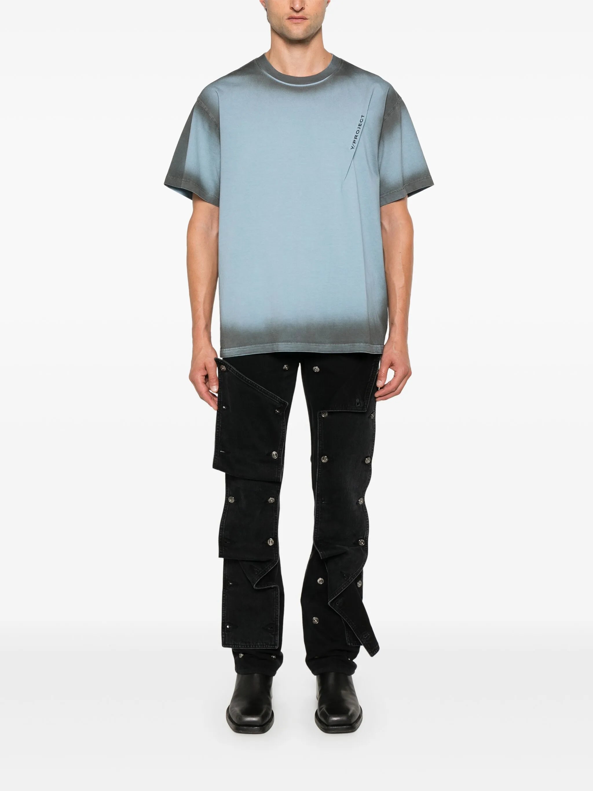 pinched logo T-shirt