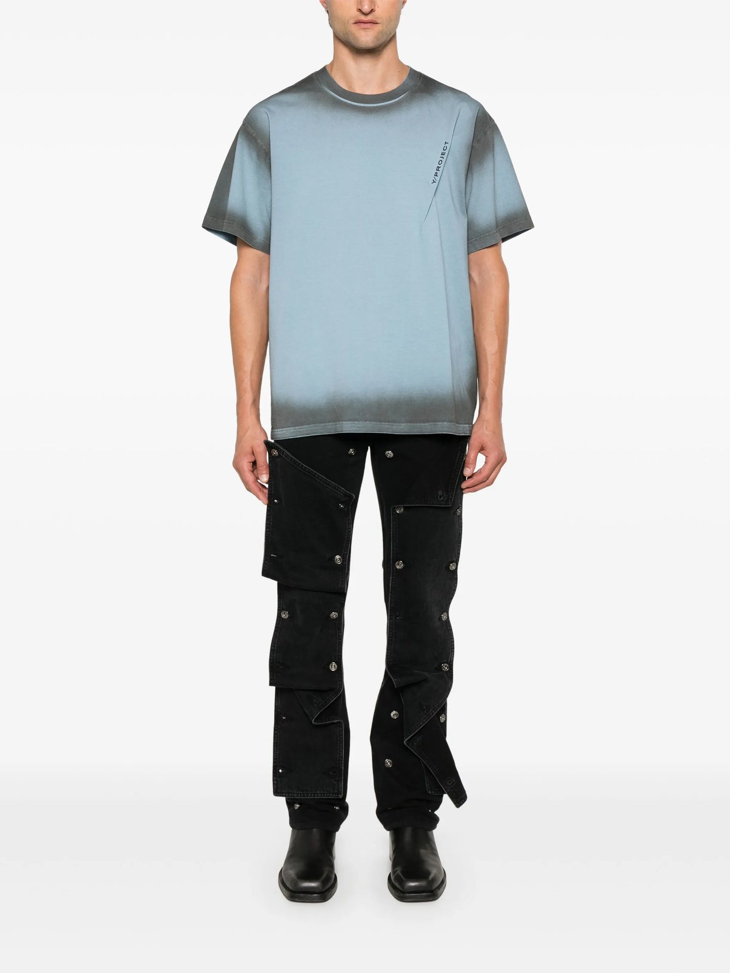 pinched logo T-shirt