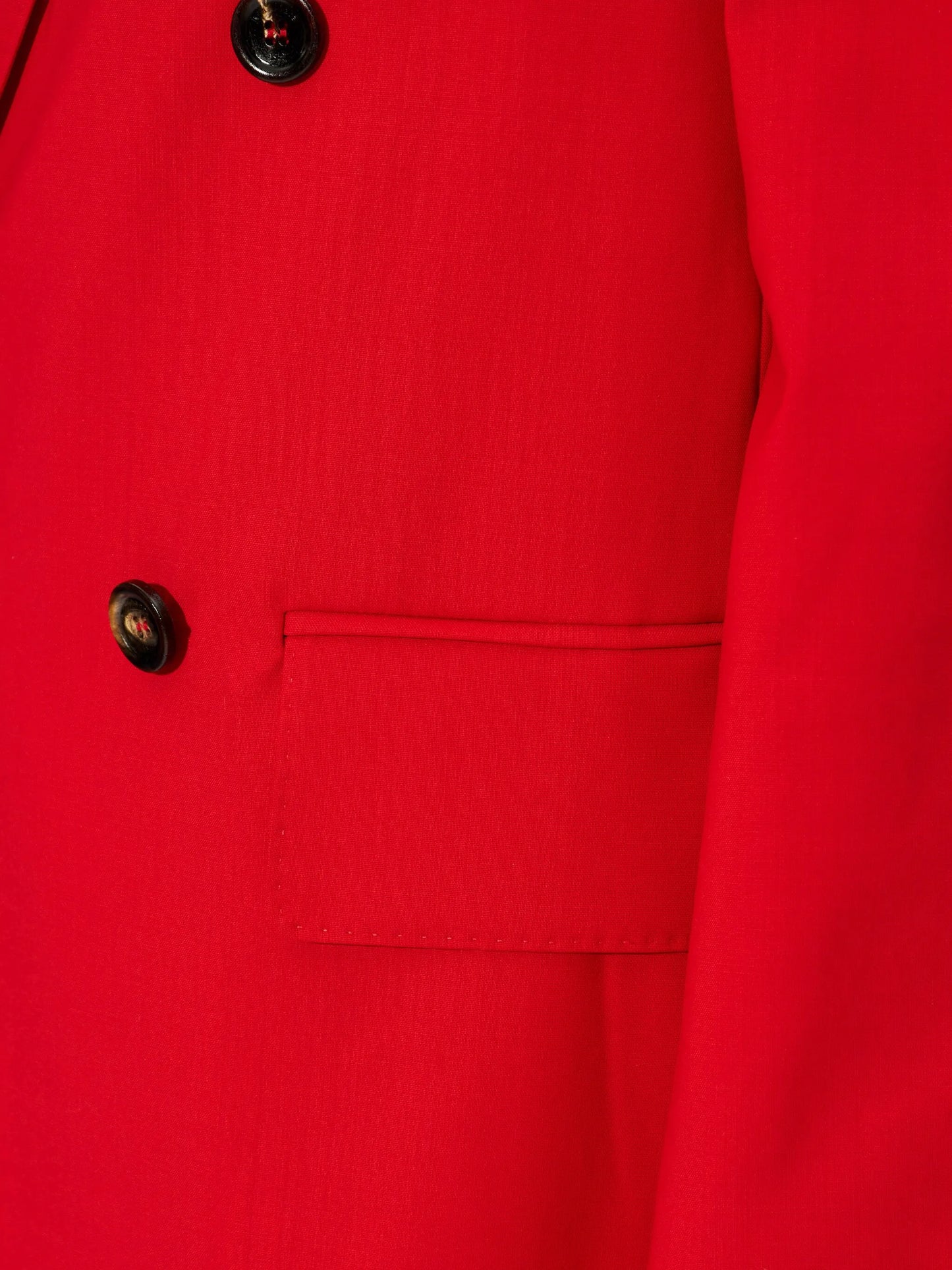 double-breasted virgin-wool blazer