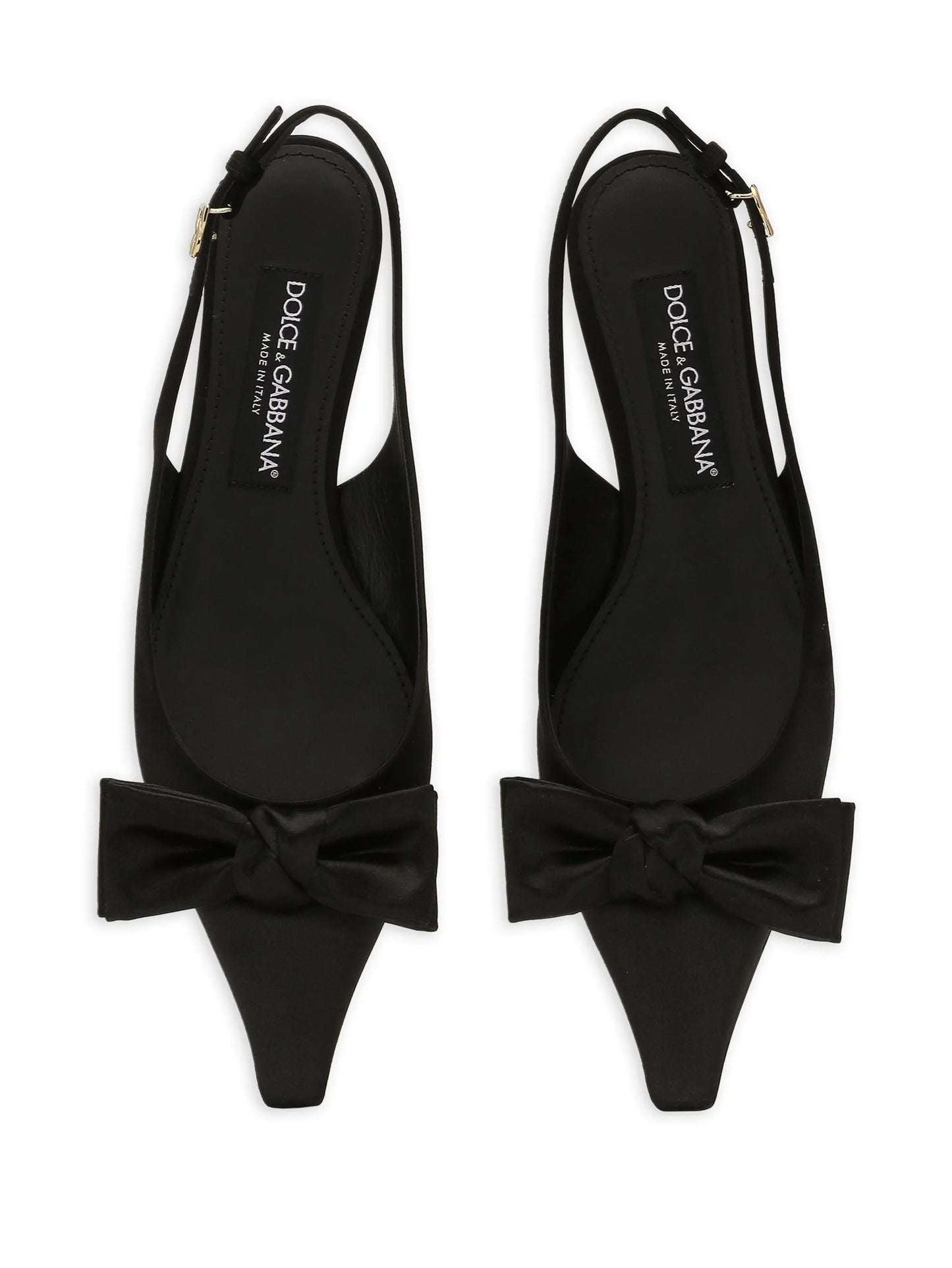 30mm Bow detailing slingback pumps