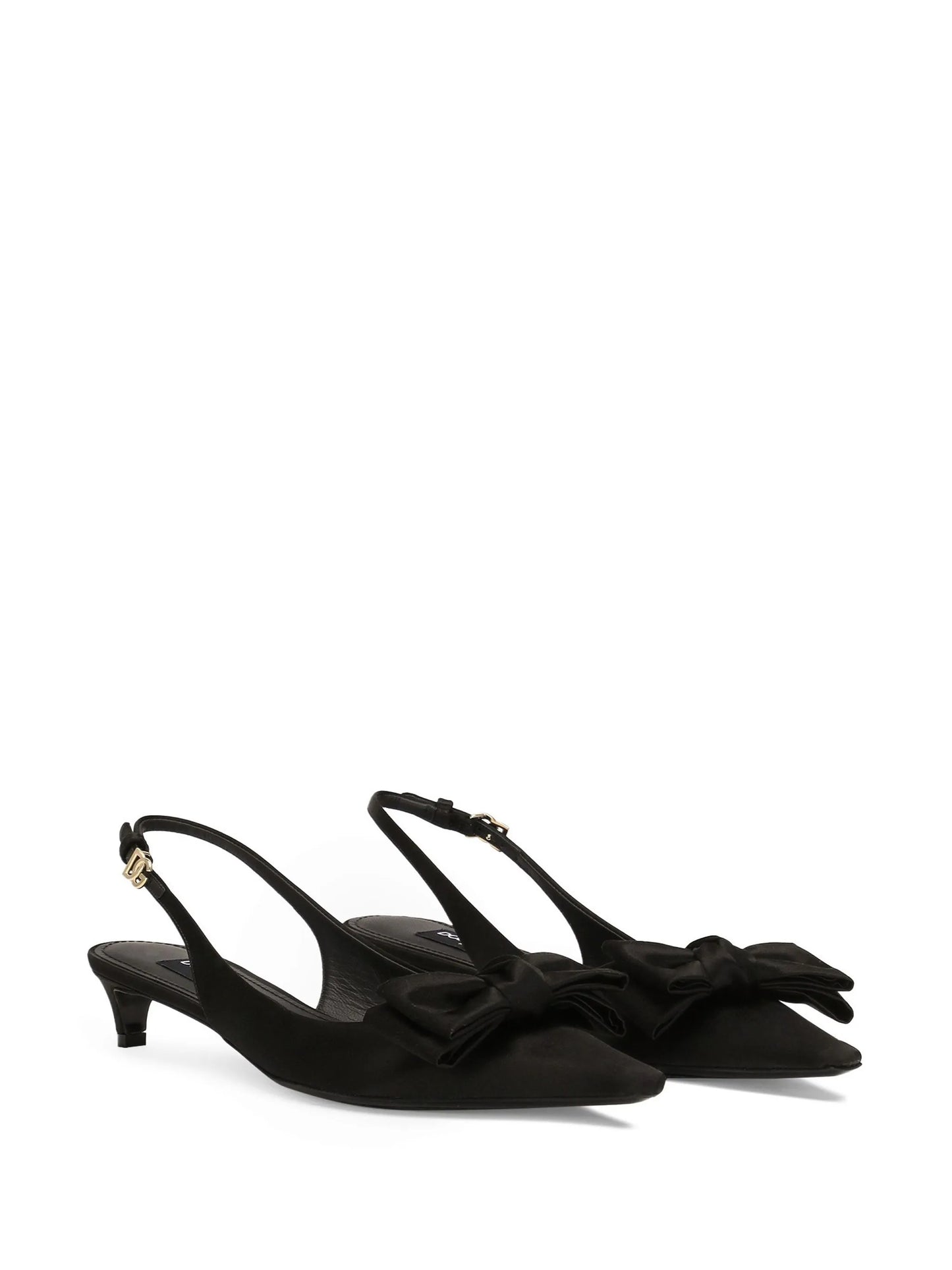 30mm Bow detailing slingback pumps