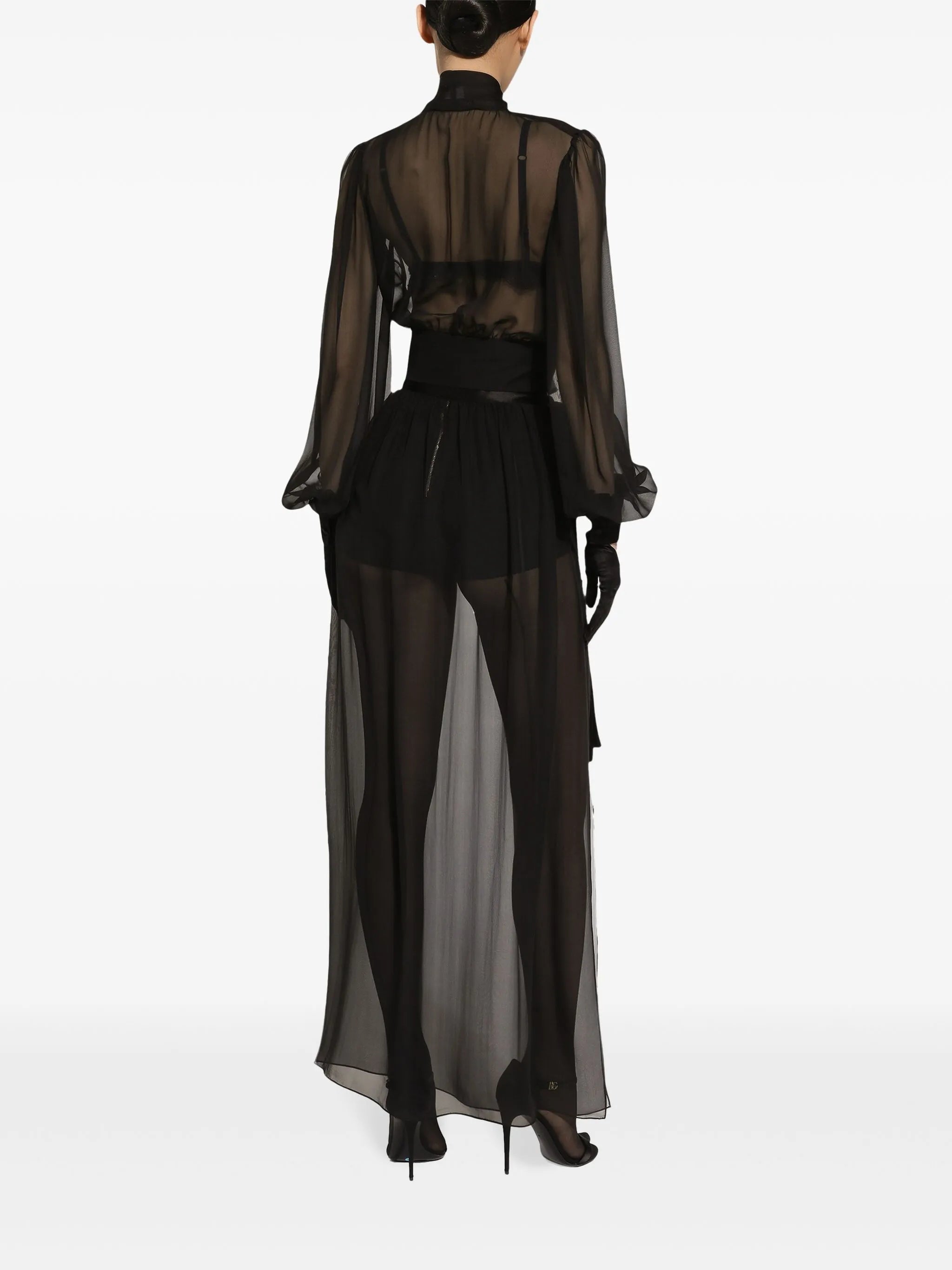 silk skirt