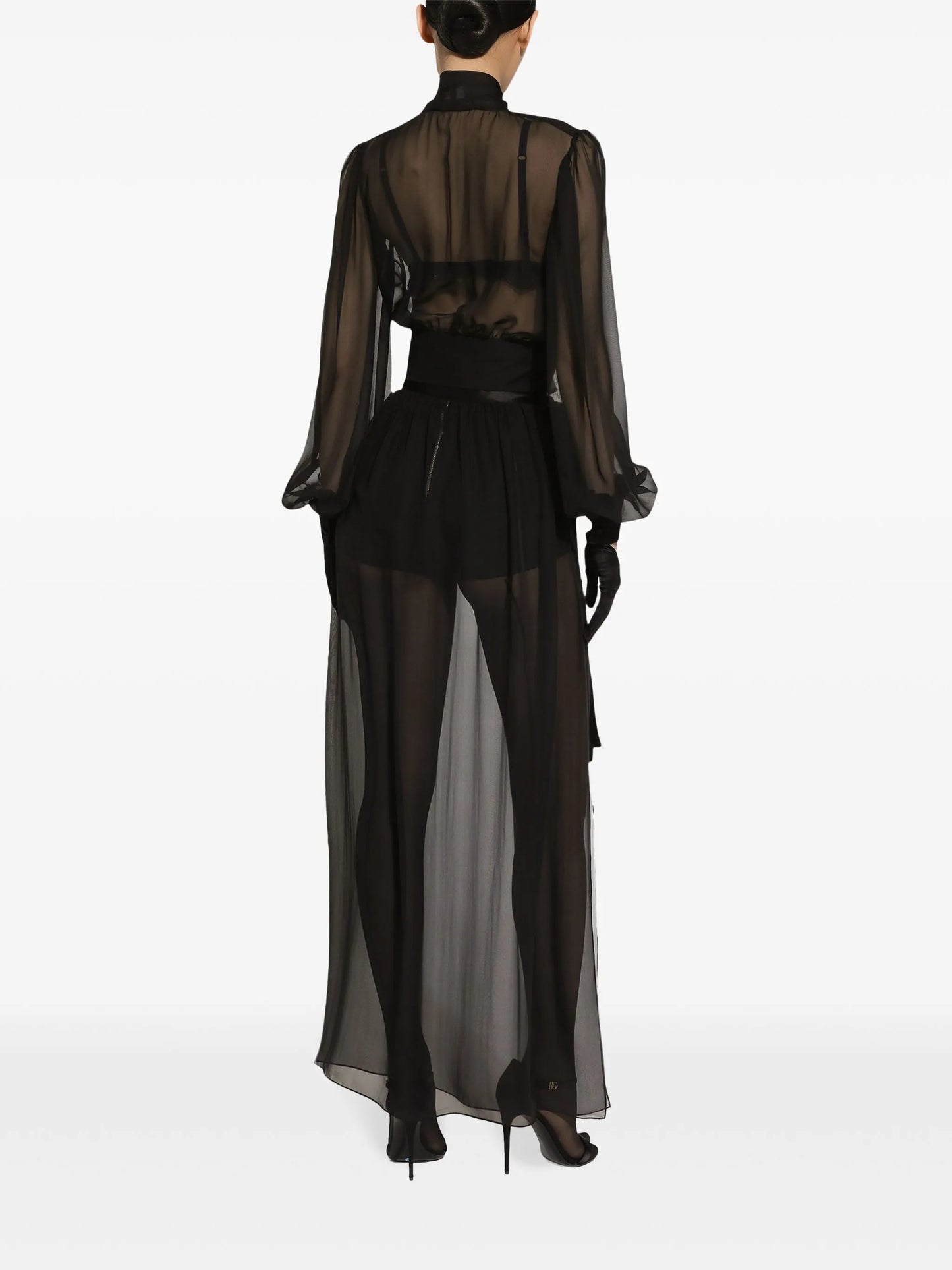 silk skirt