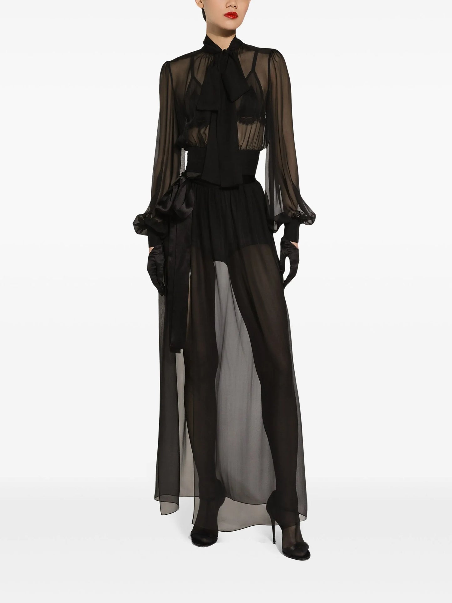 silk skirt