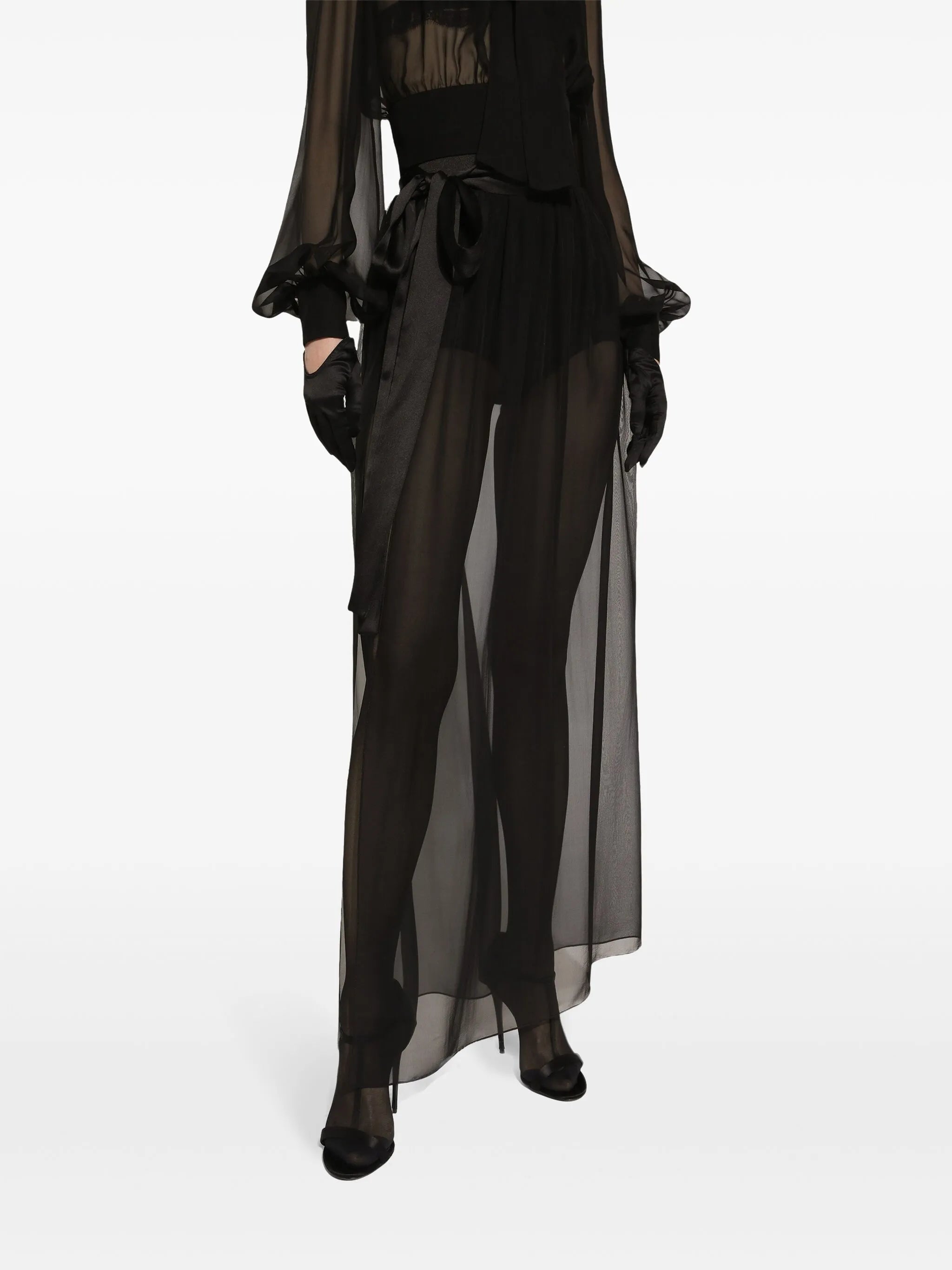silk skirt
