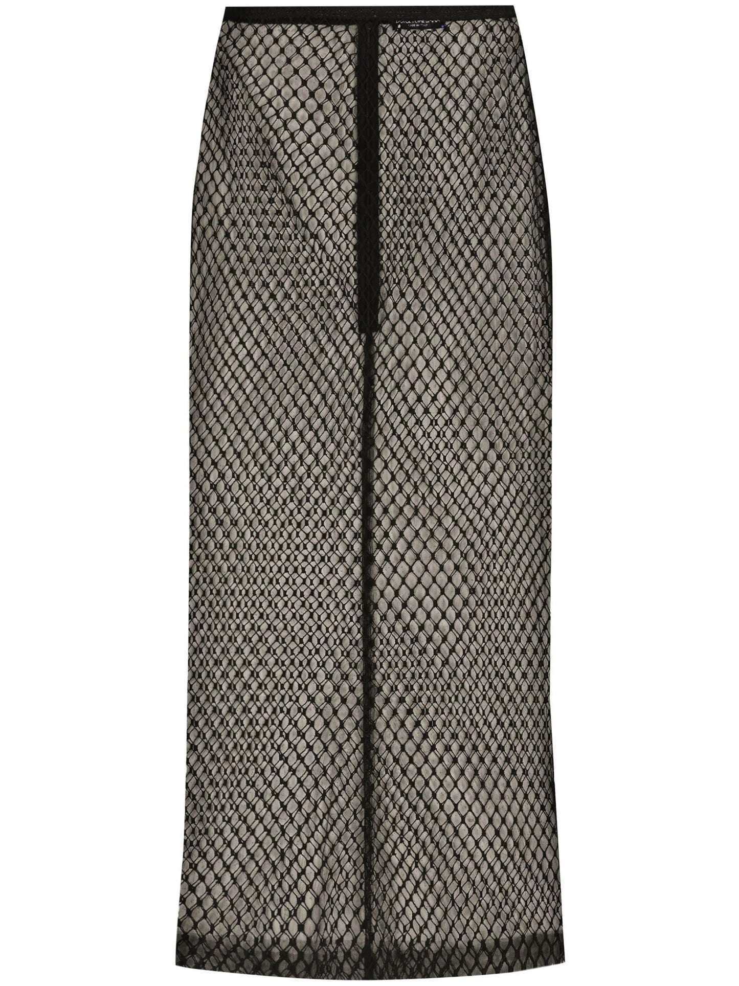 mesh pencil skirt