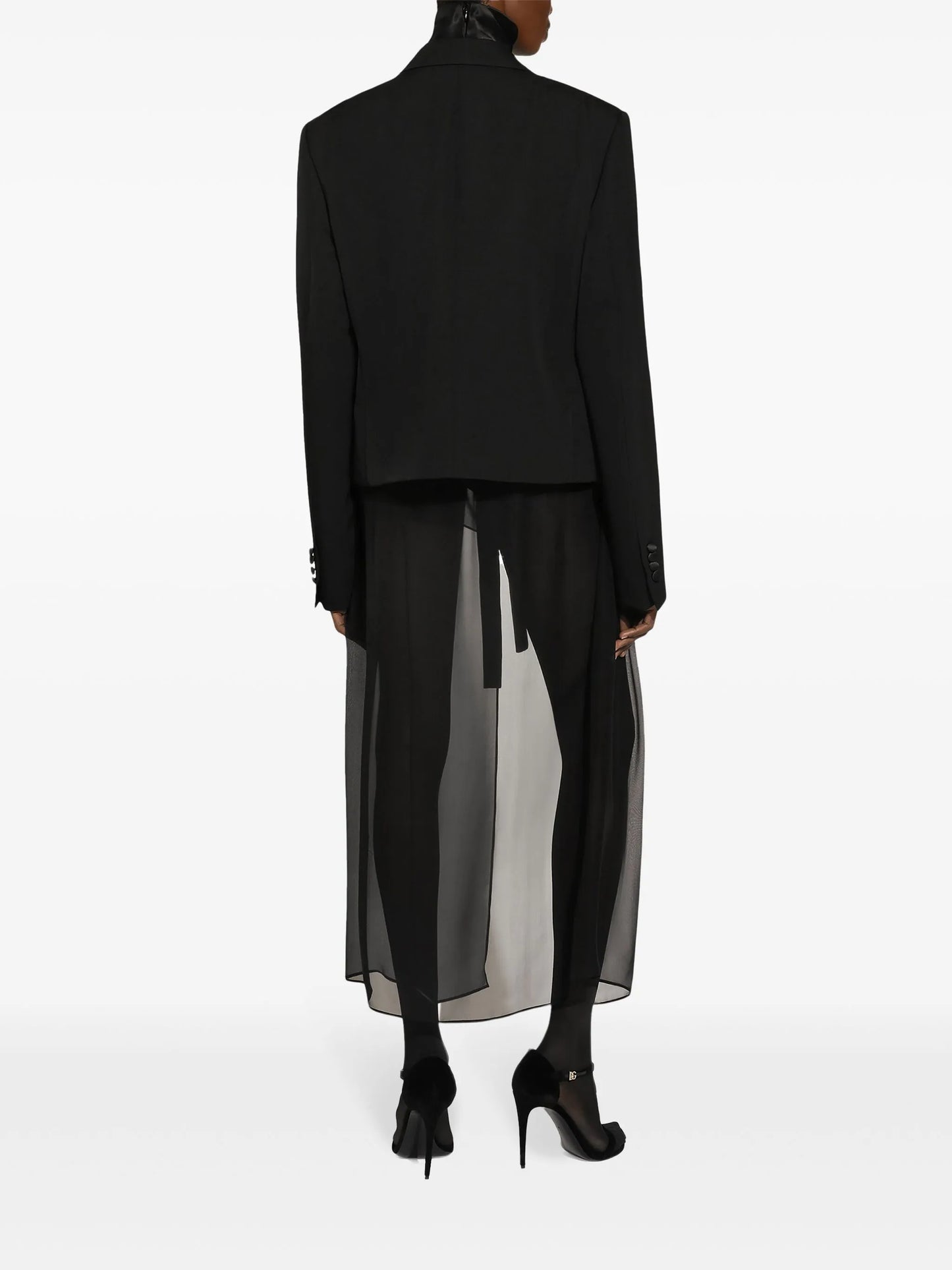 High-neck blouse