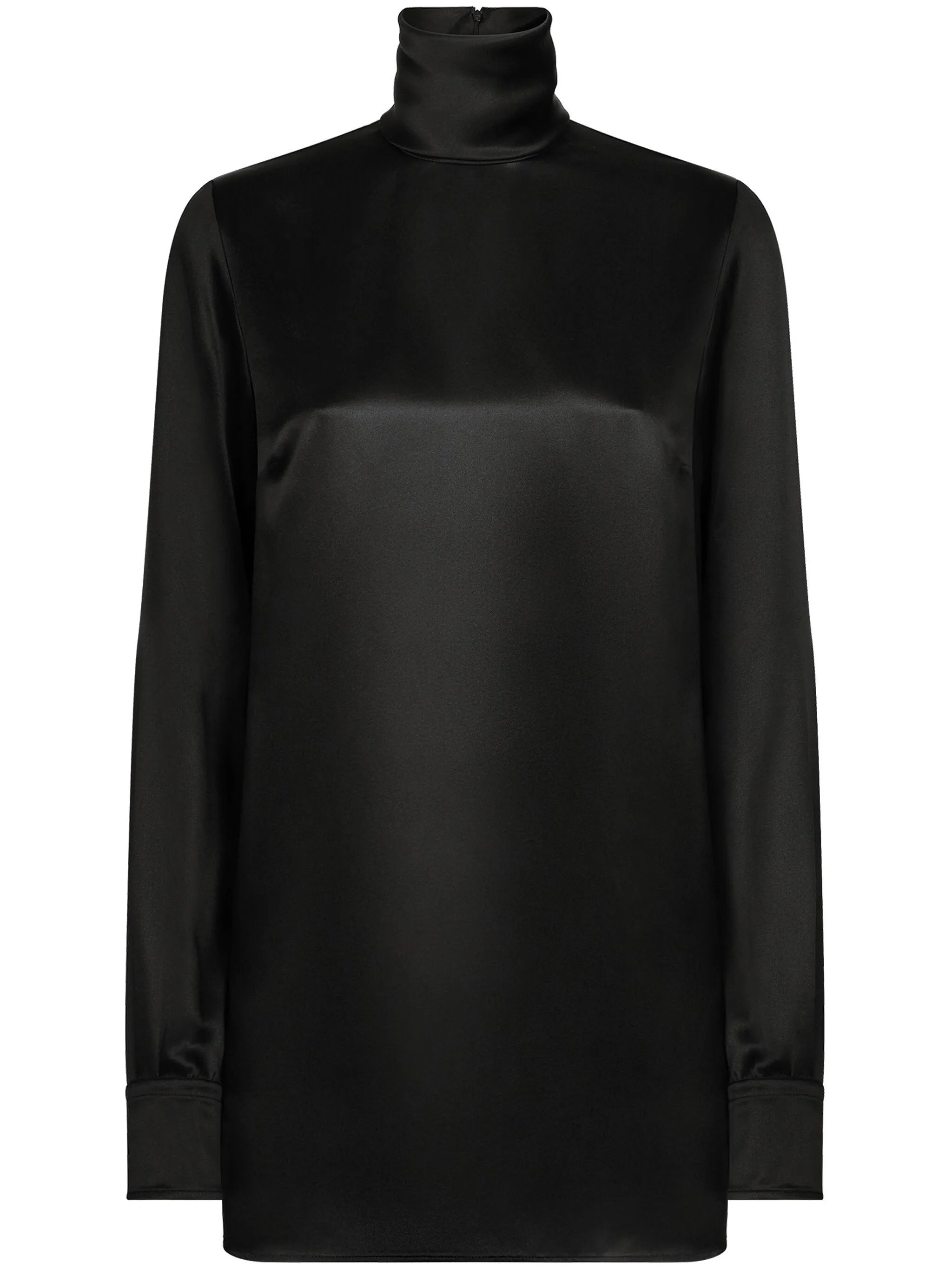 High-neck blouse