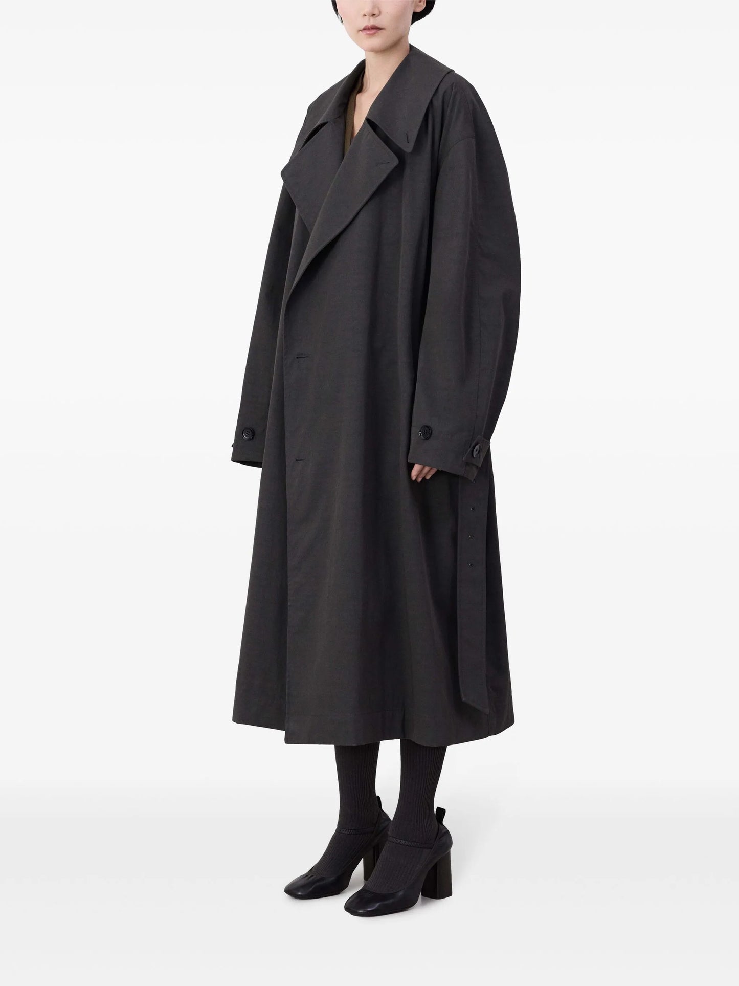 Tibetan maxi-coat