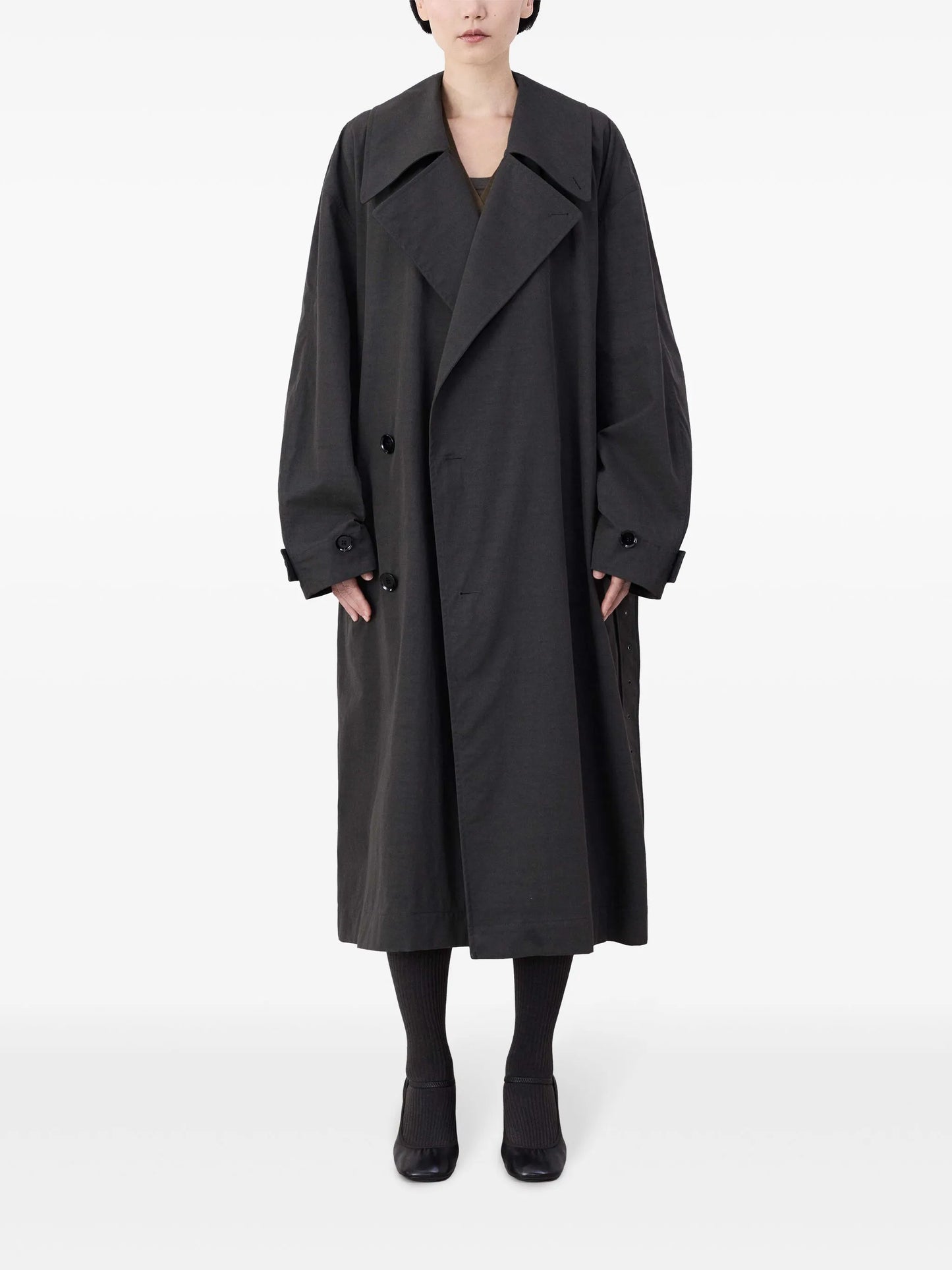 Tibetan maxi-coat
