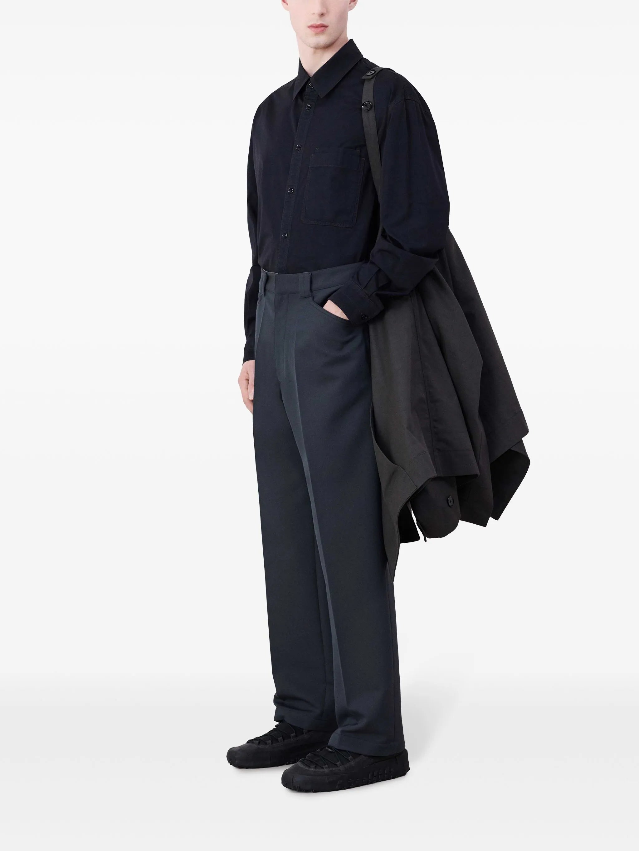 Tibetan maxi-coat