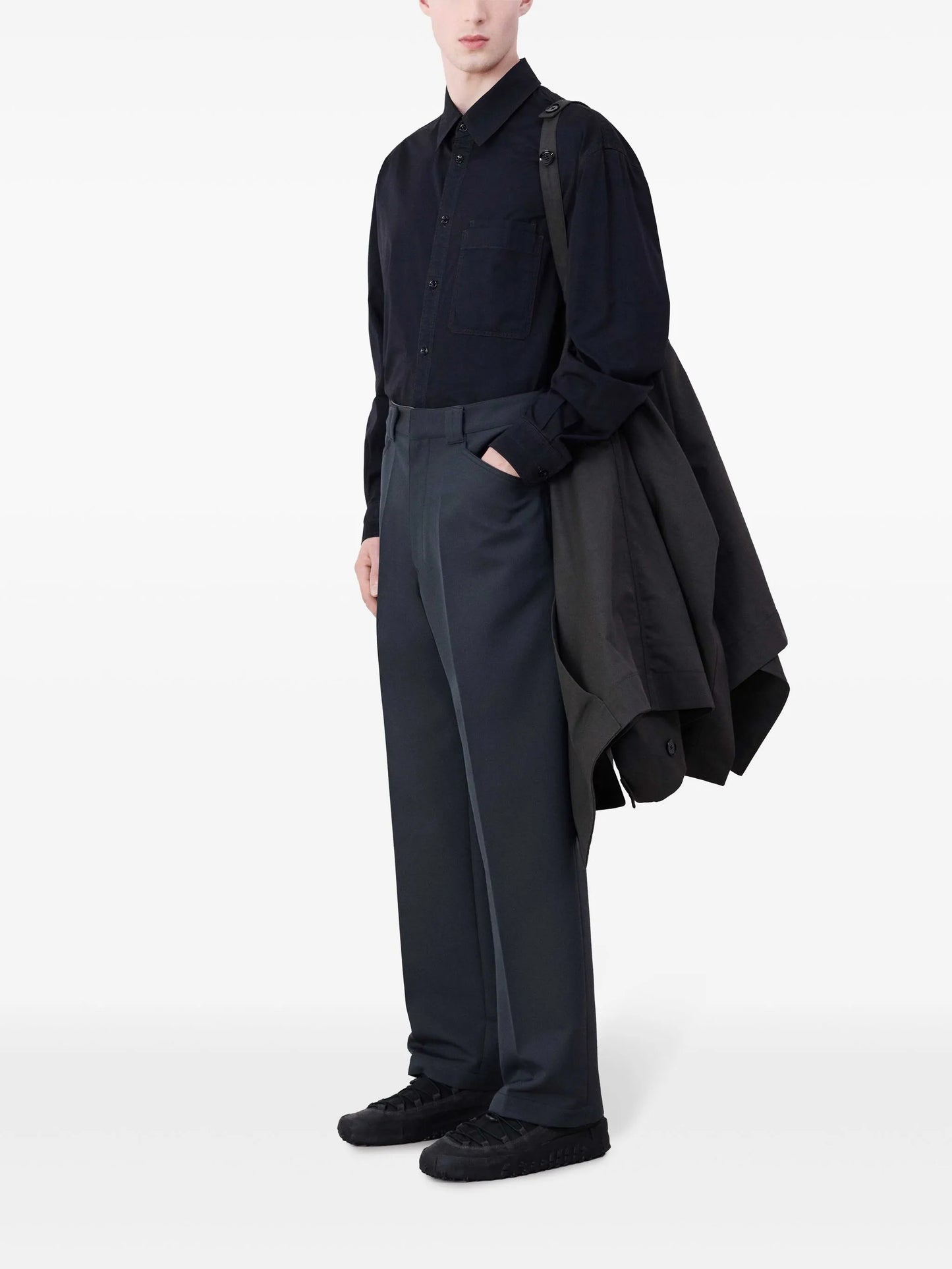 Tibetan maxi-coat