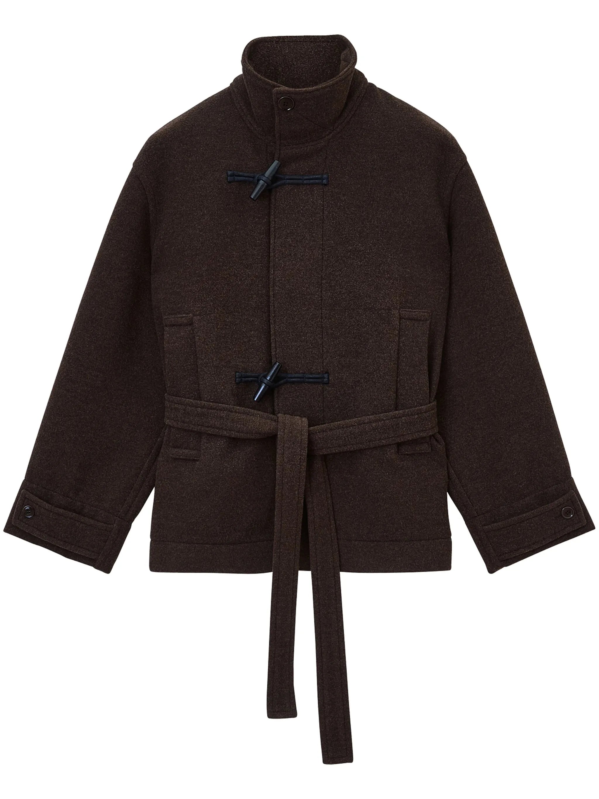 funnel neck duffle coat