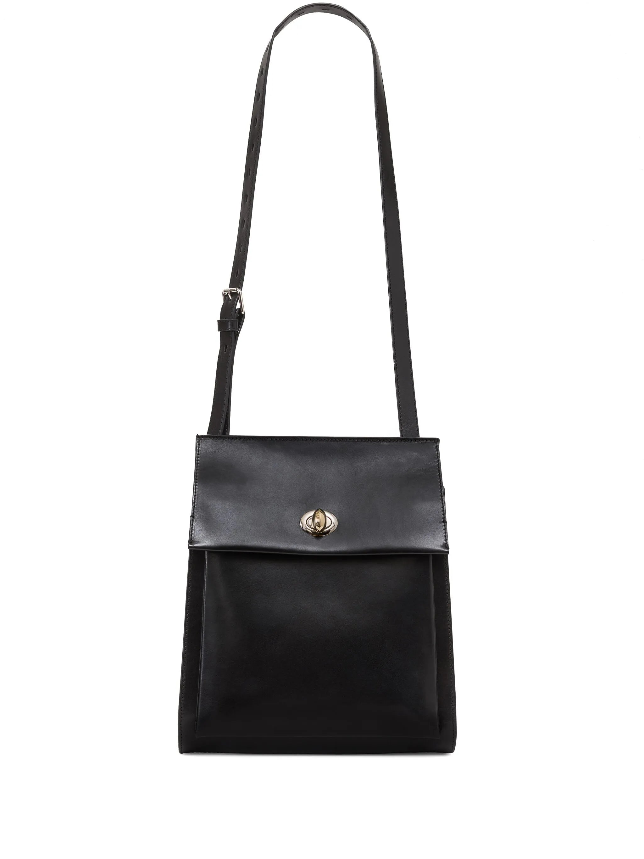 Seed leather shoulder bag