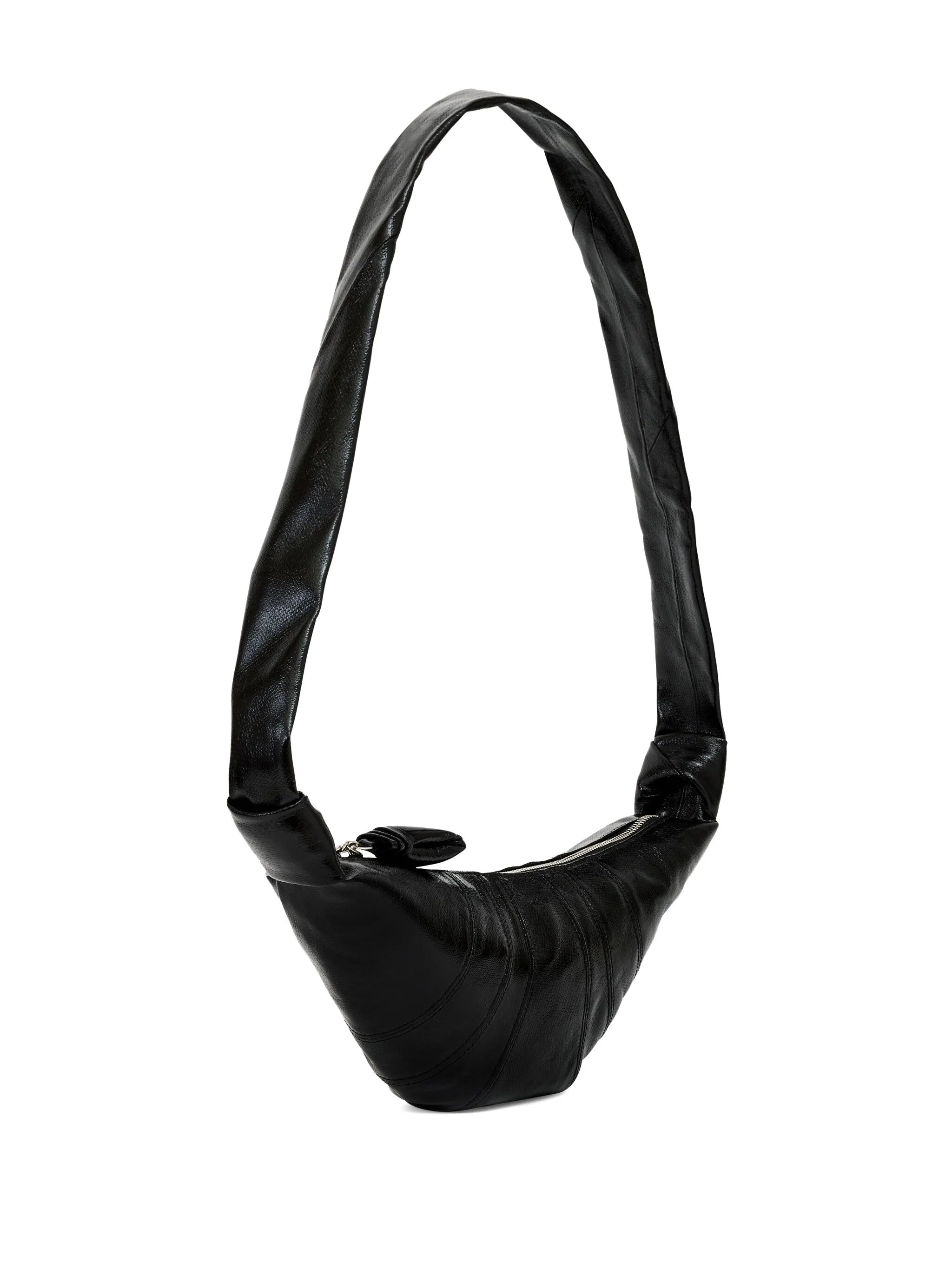 small Croissant bag in coated cotton