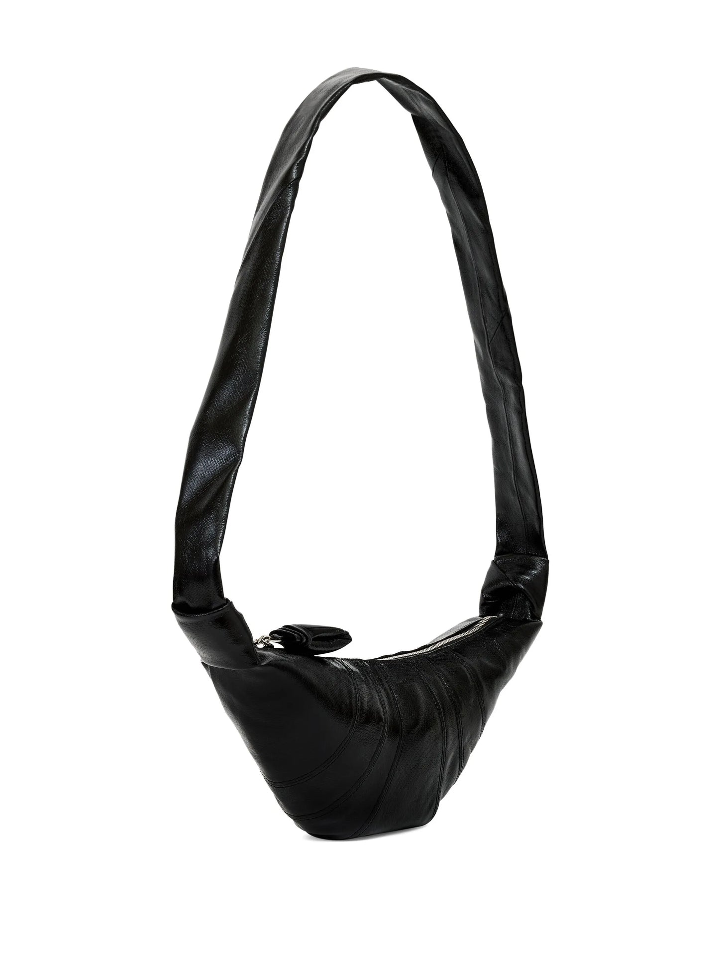 small Croissant bag in coated cotton