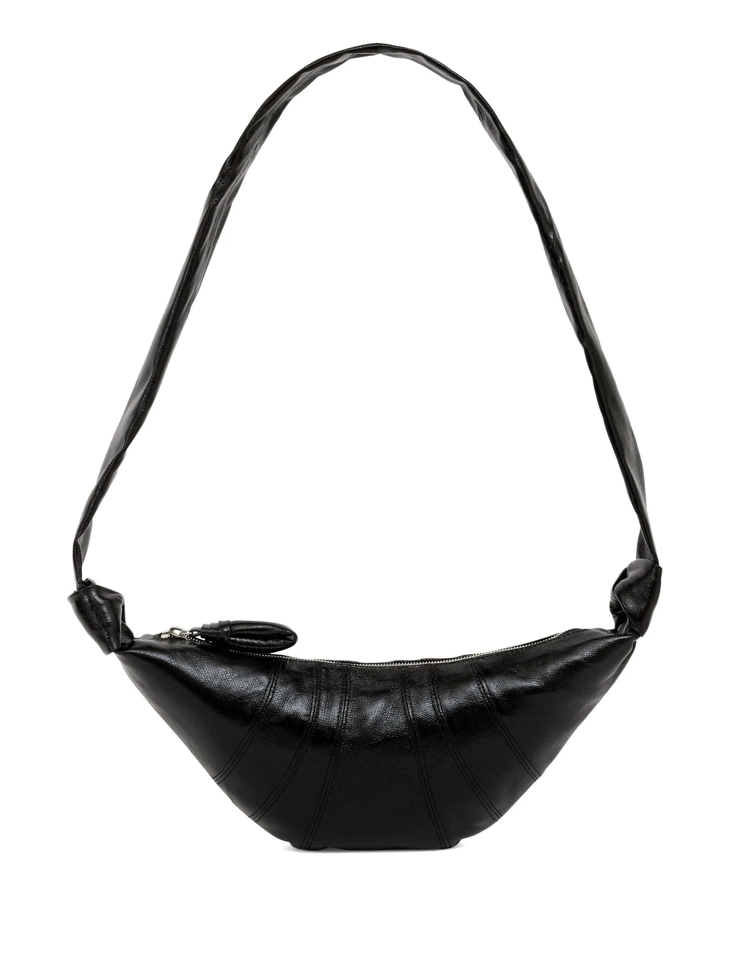 small Croissant bag in coated cotton