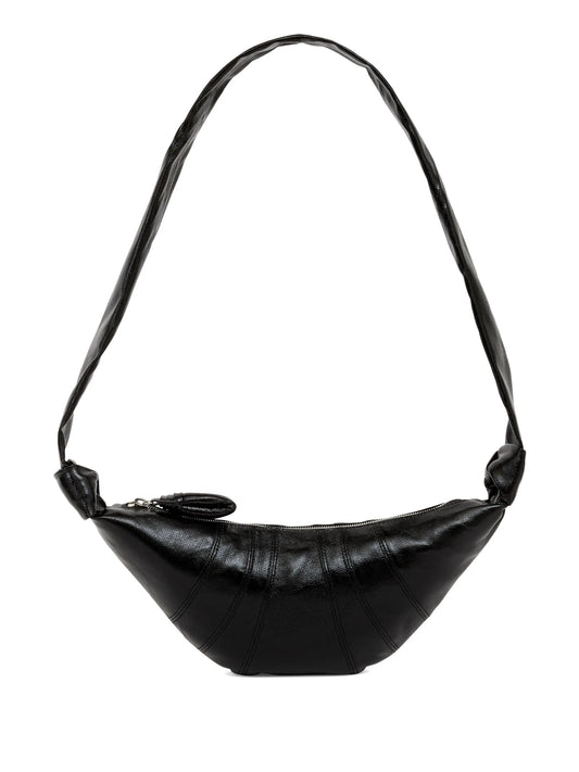 small Croissant bag in coated cotton
