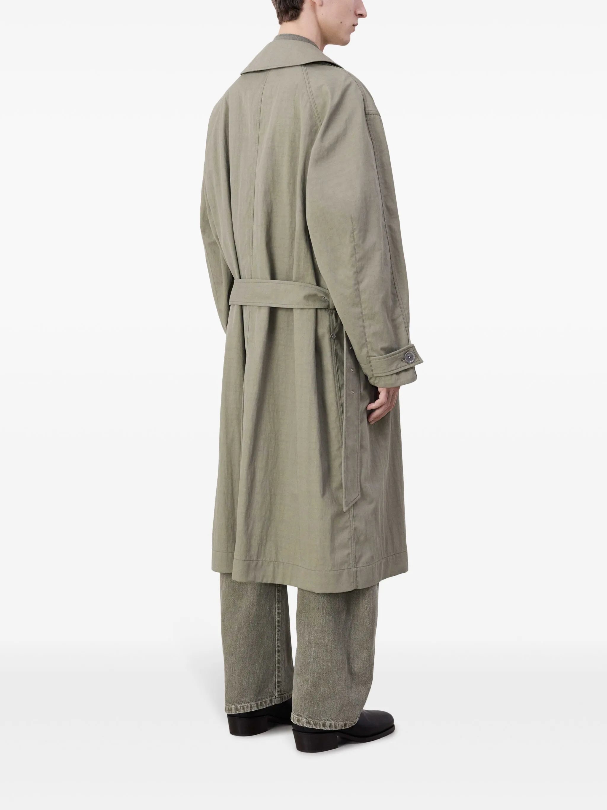 belted trench coat