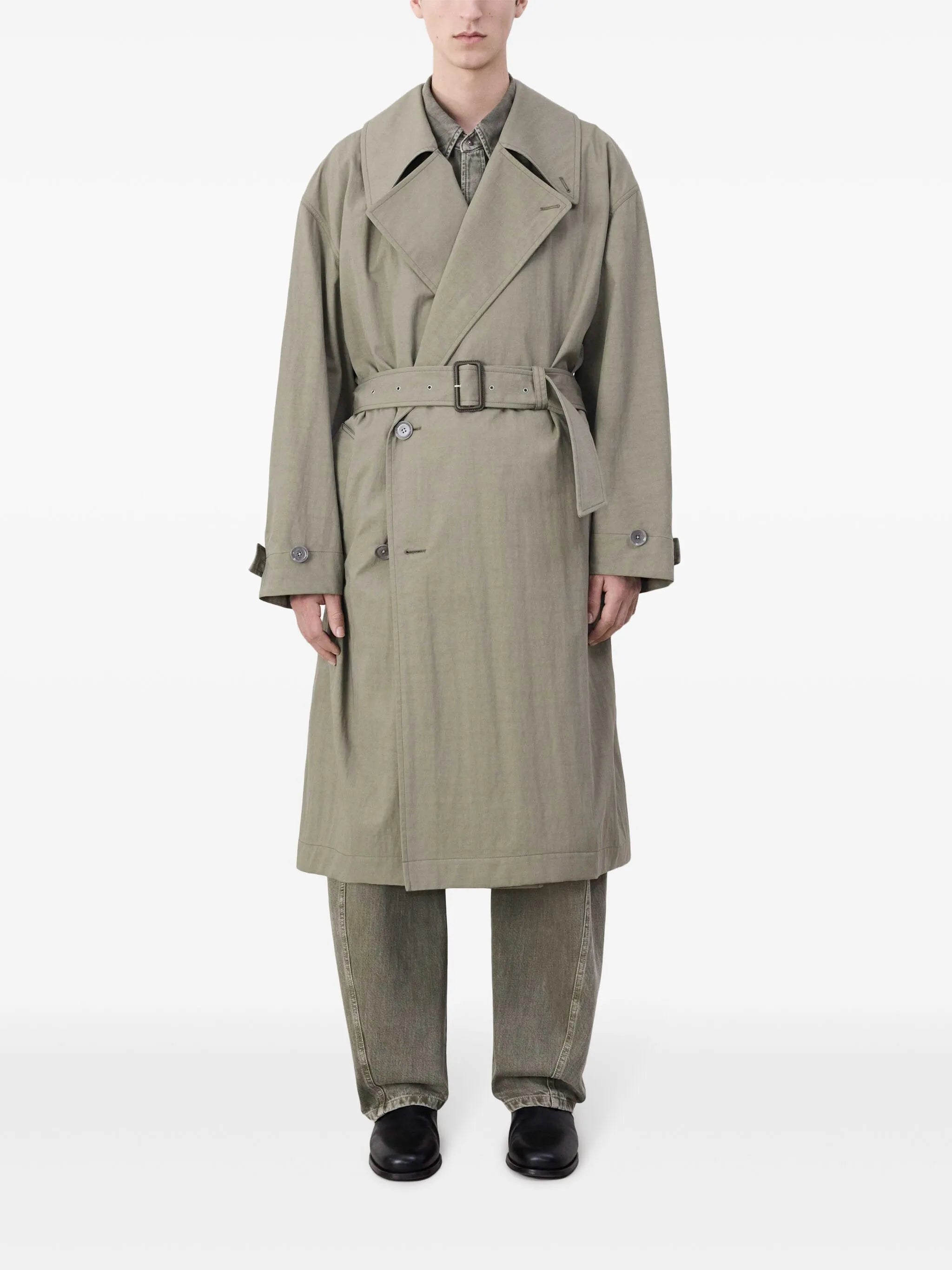 belted trench coat