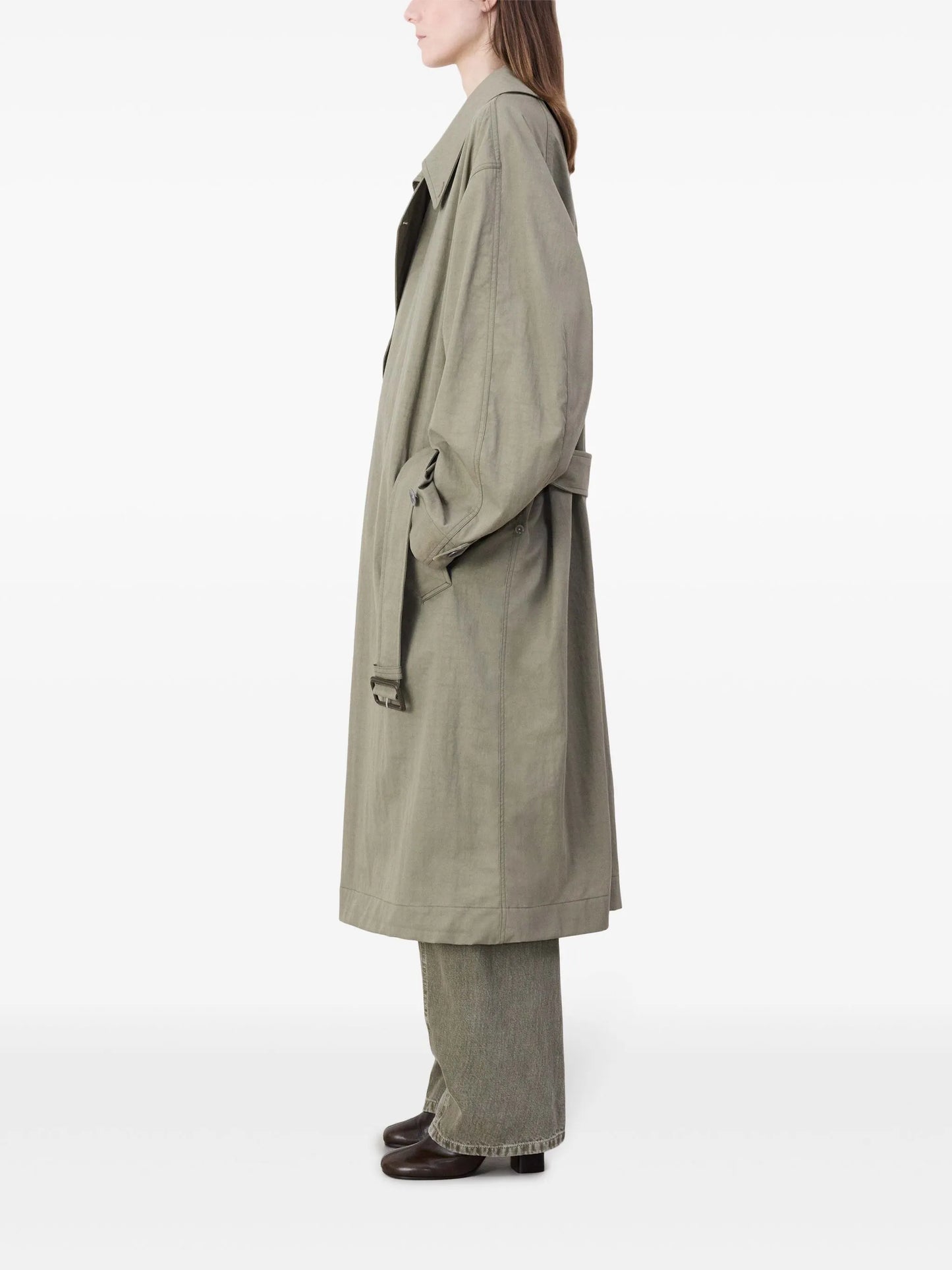 belted trench coat