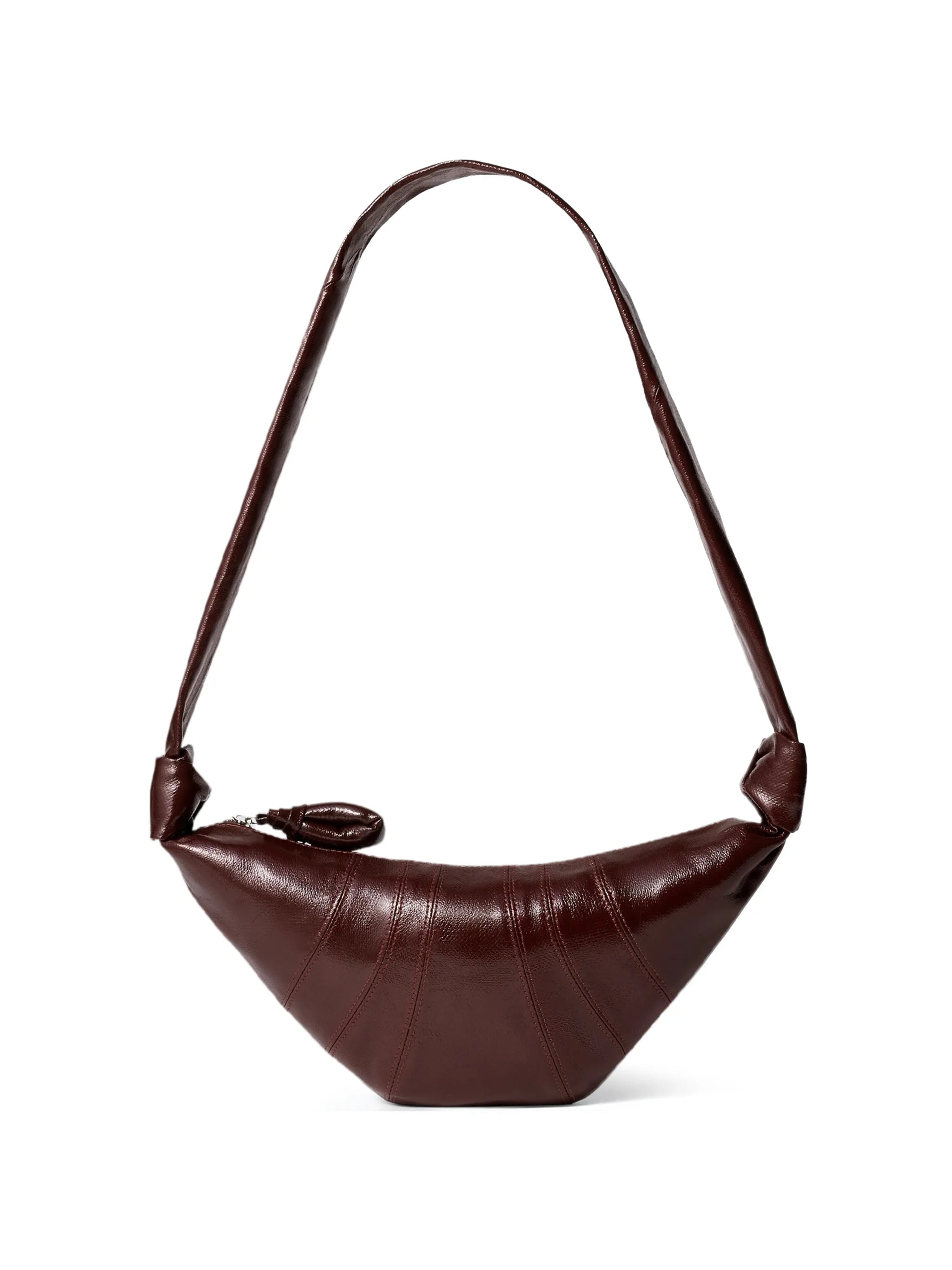 small Croissant bag in coated cotton