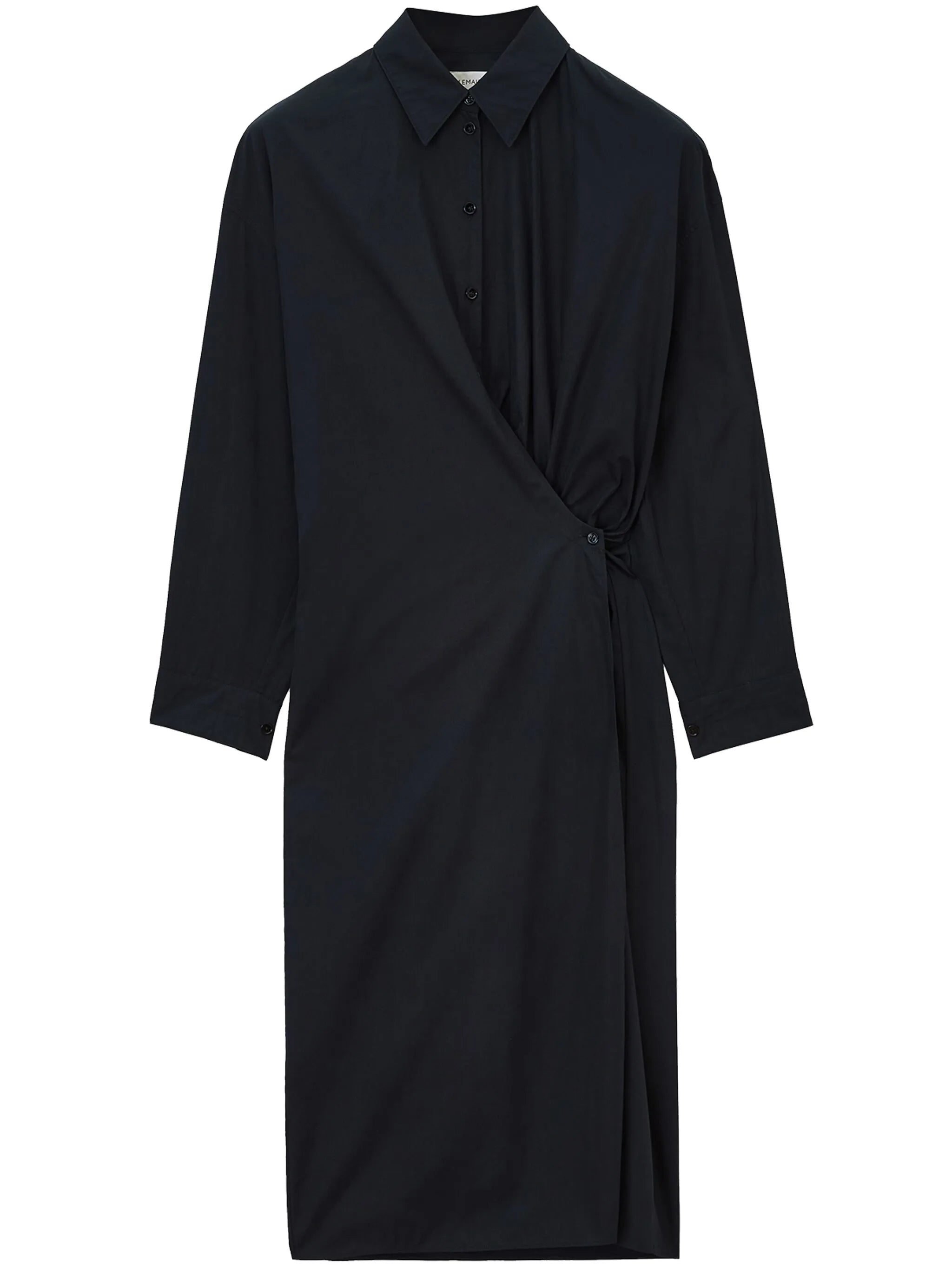 twist-detailing midi dress