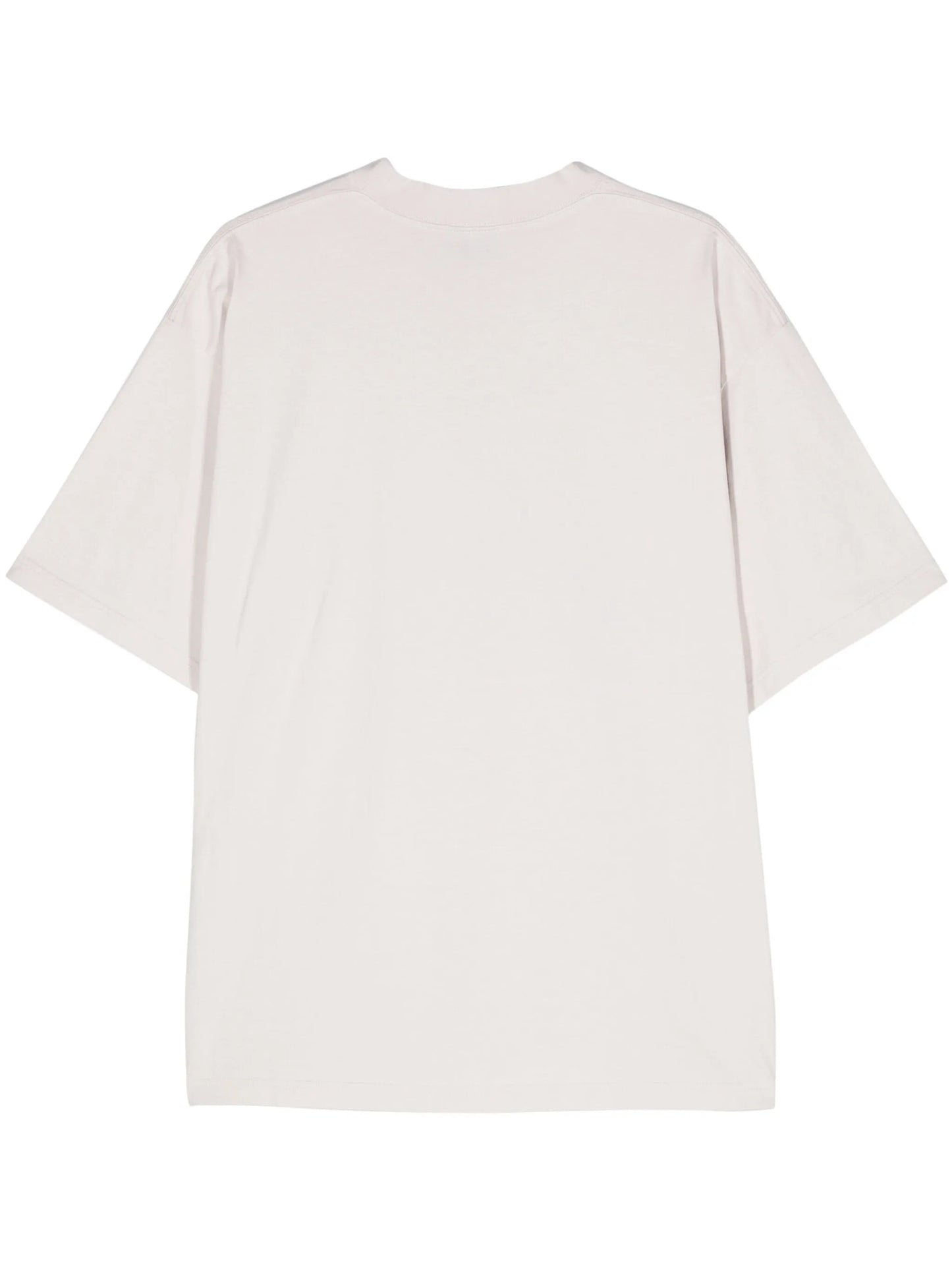 reflective-logo cotton T-shirt