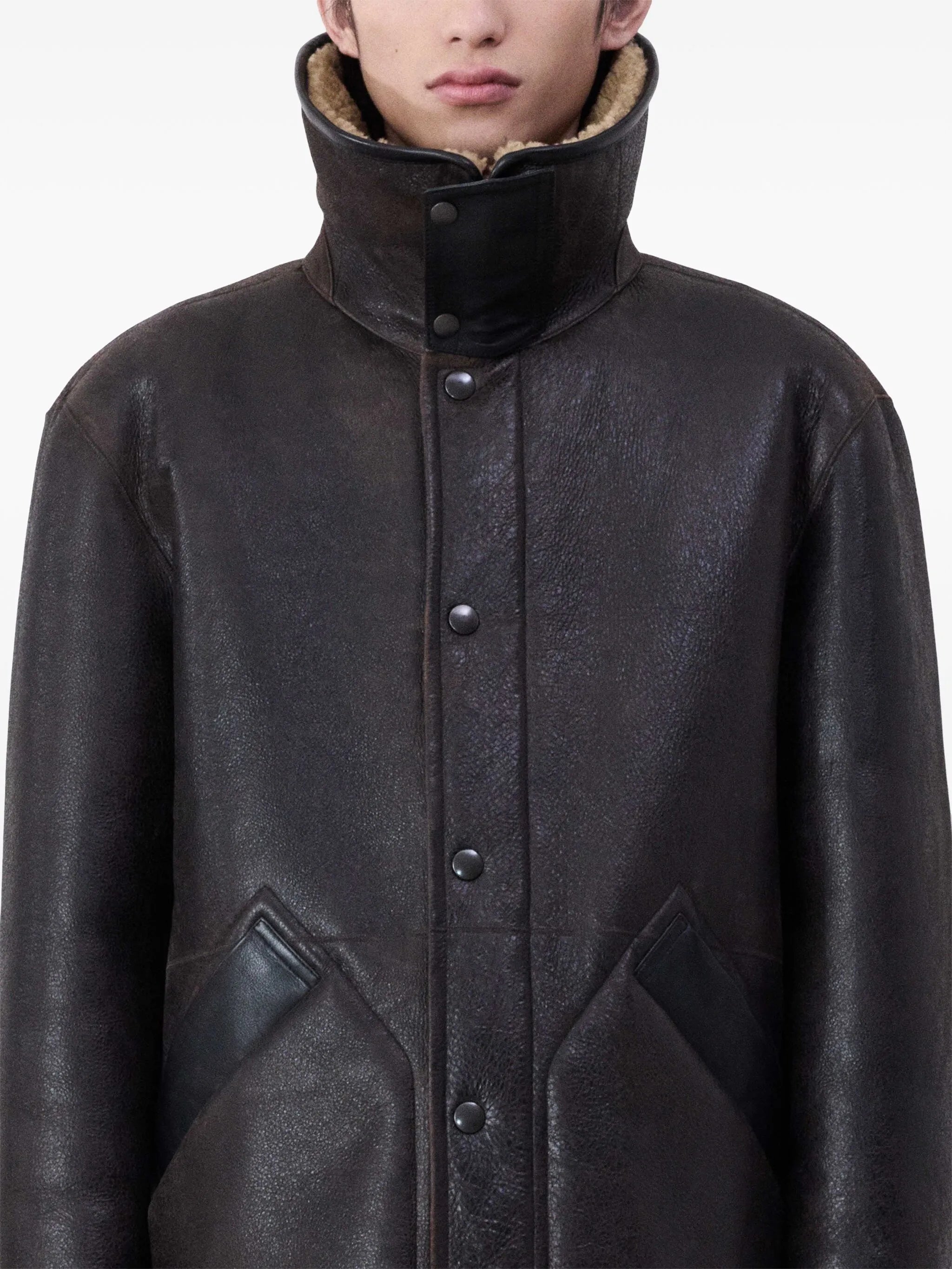 Shearling Leather Jacket