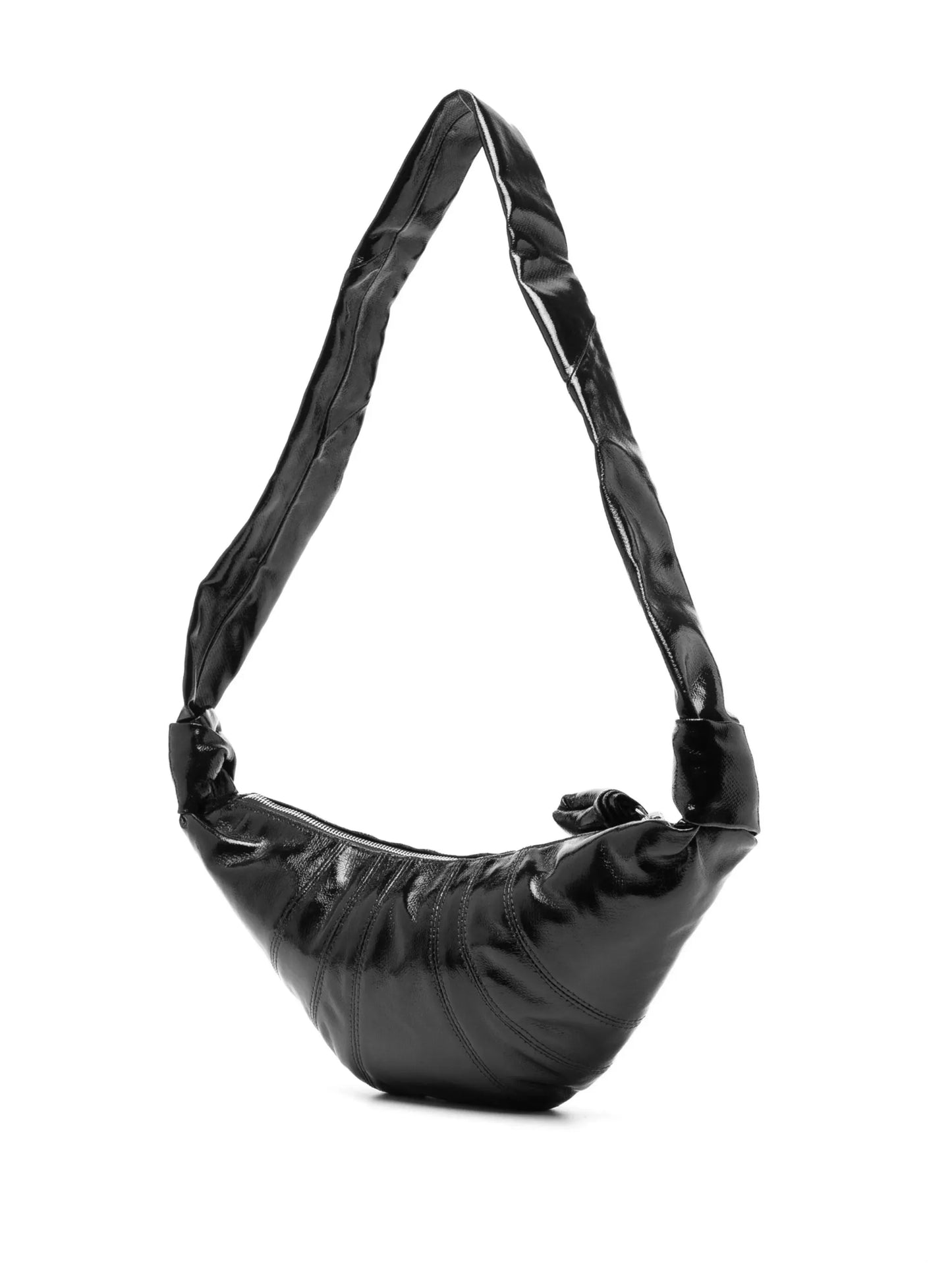 medium Croissant bag in coated cotton