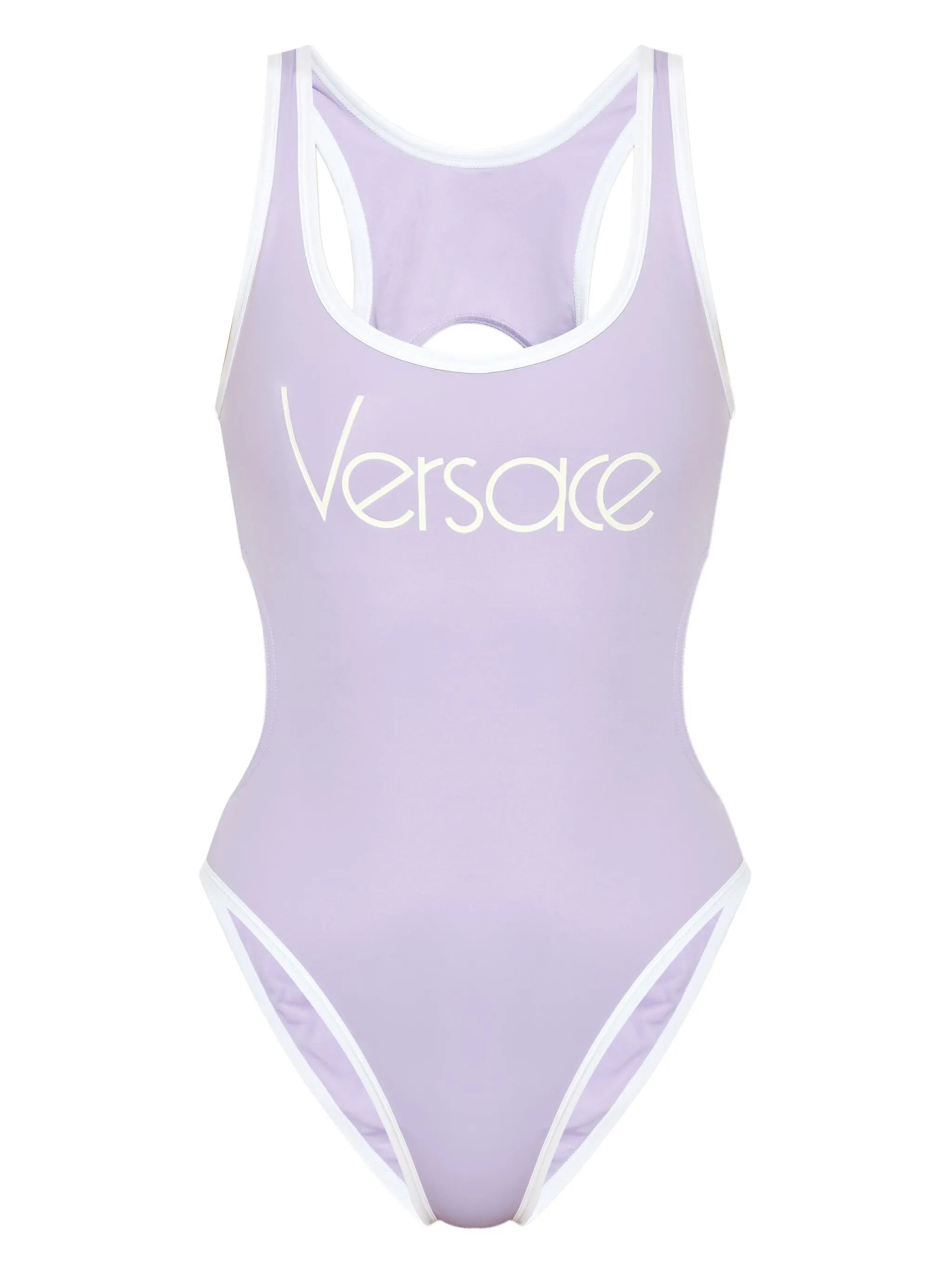 logo-print swimsuit