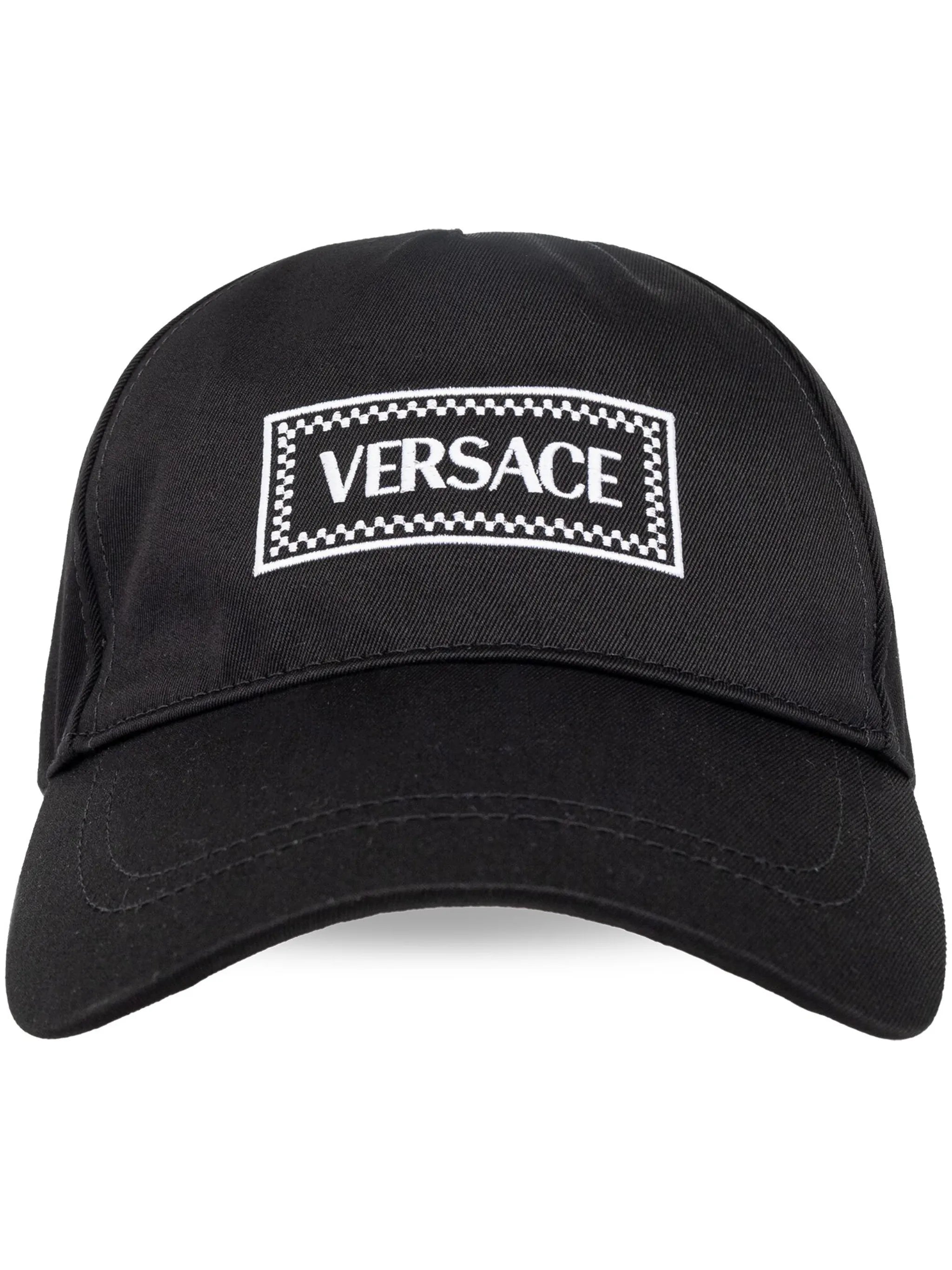 logo-embroidered cotton cap
