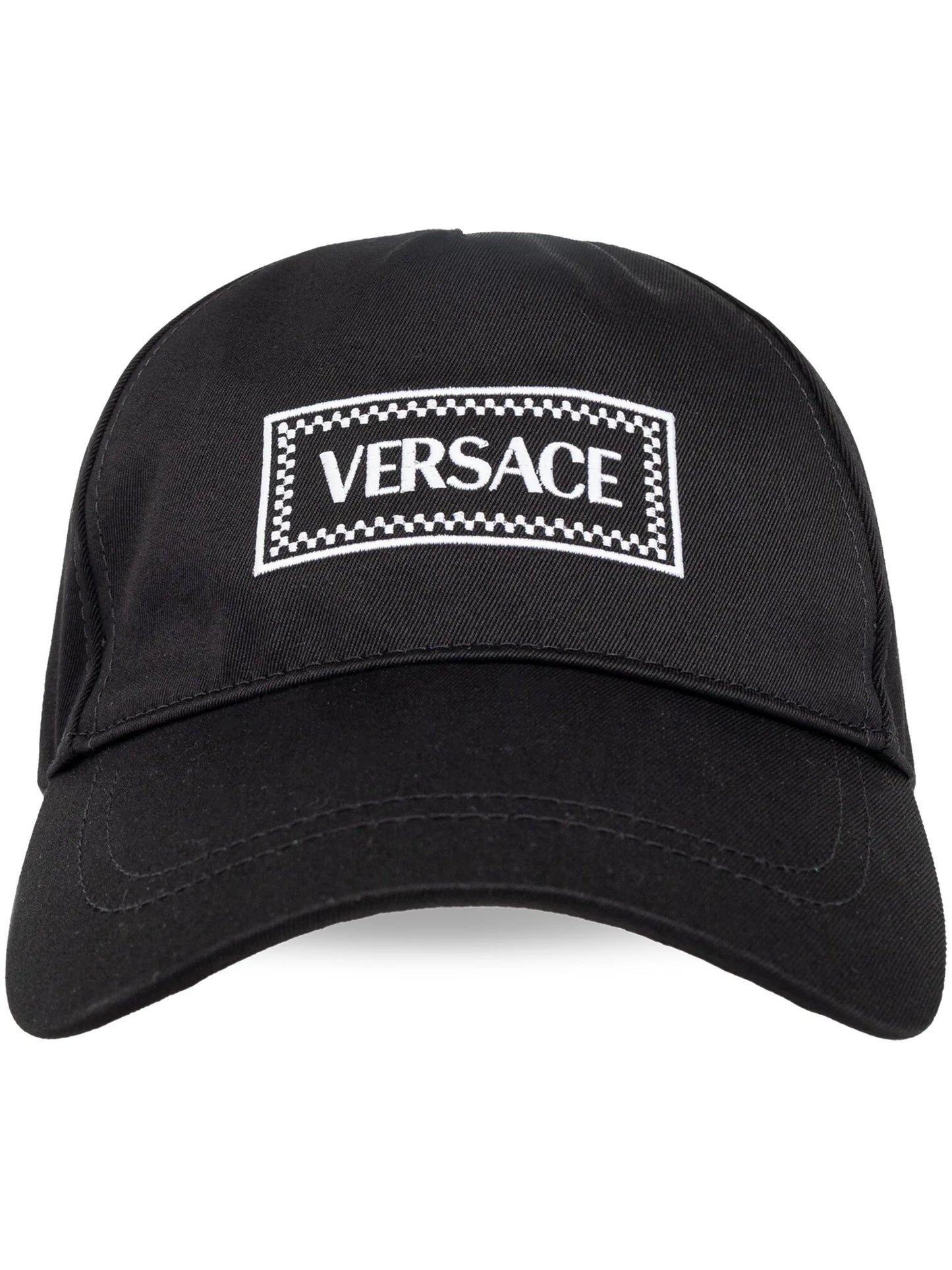 logo-embroidered cotton cap
