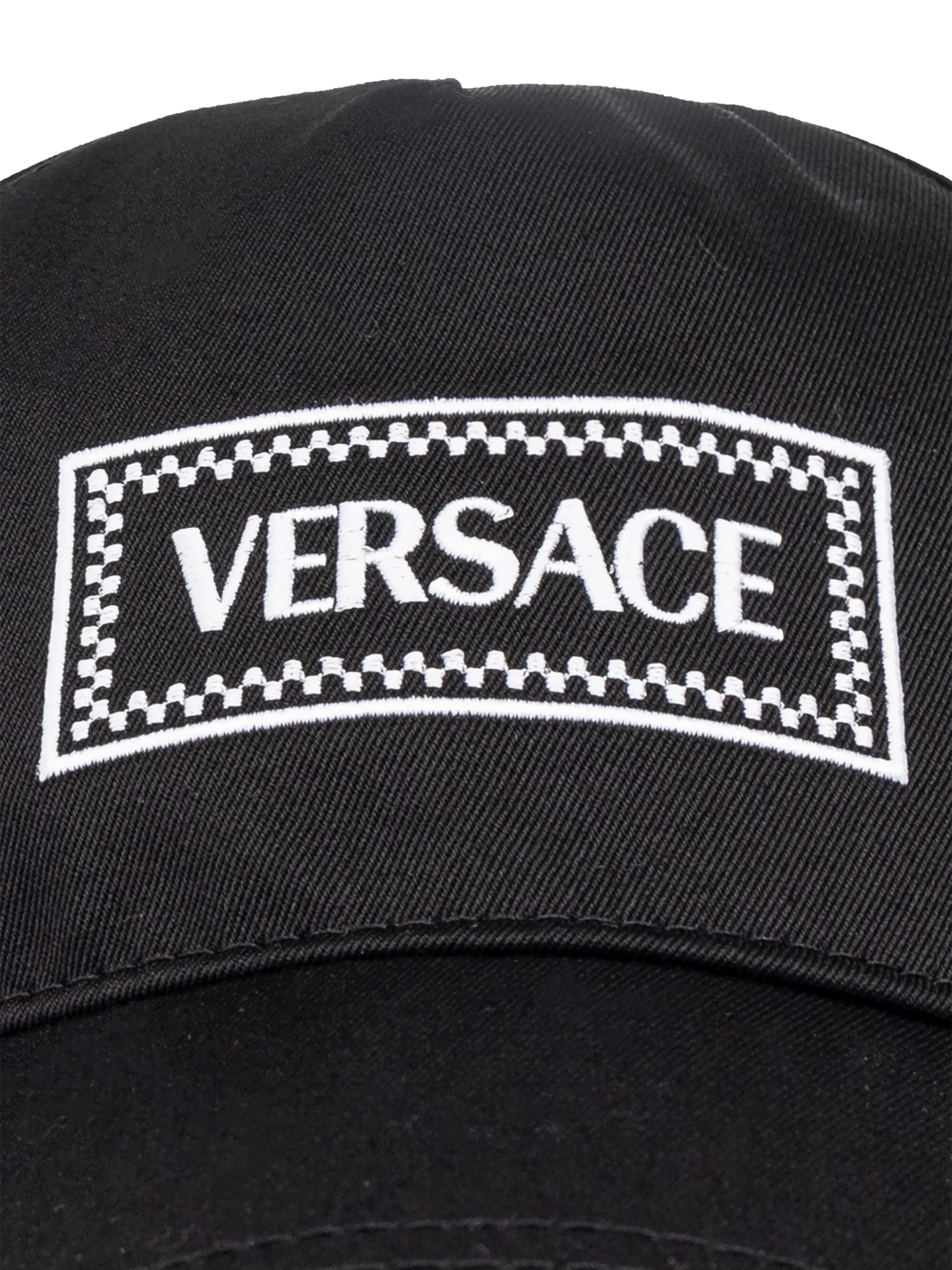 logo-embroidered cotton cap