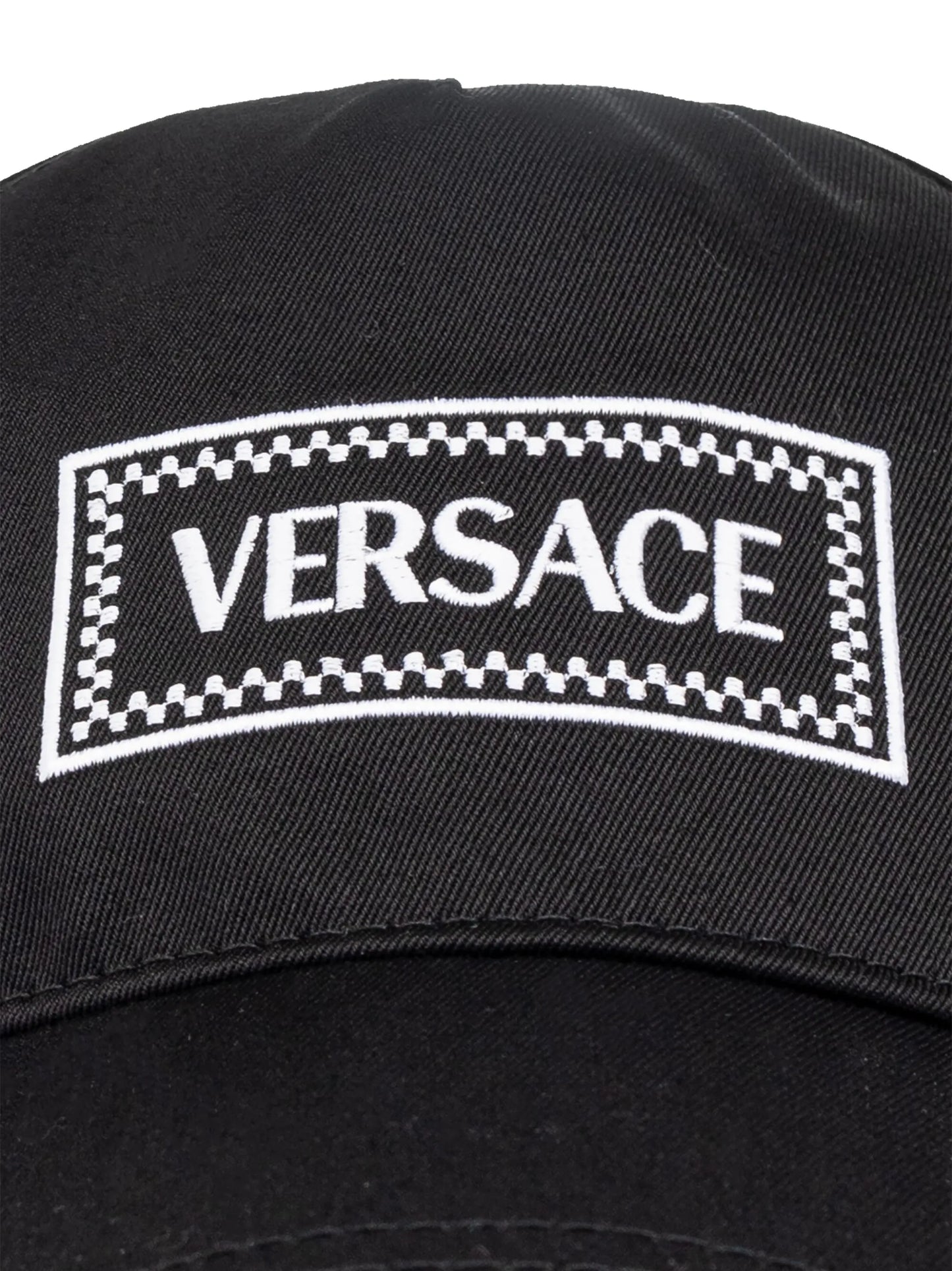 logo-embroidered cotton cap