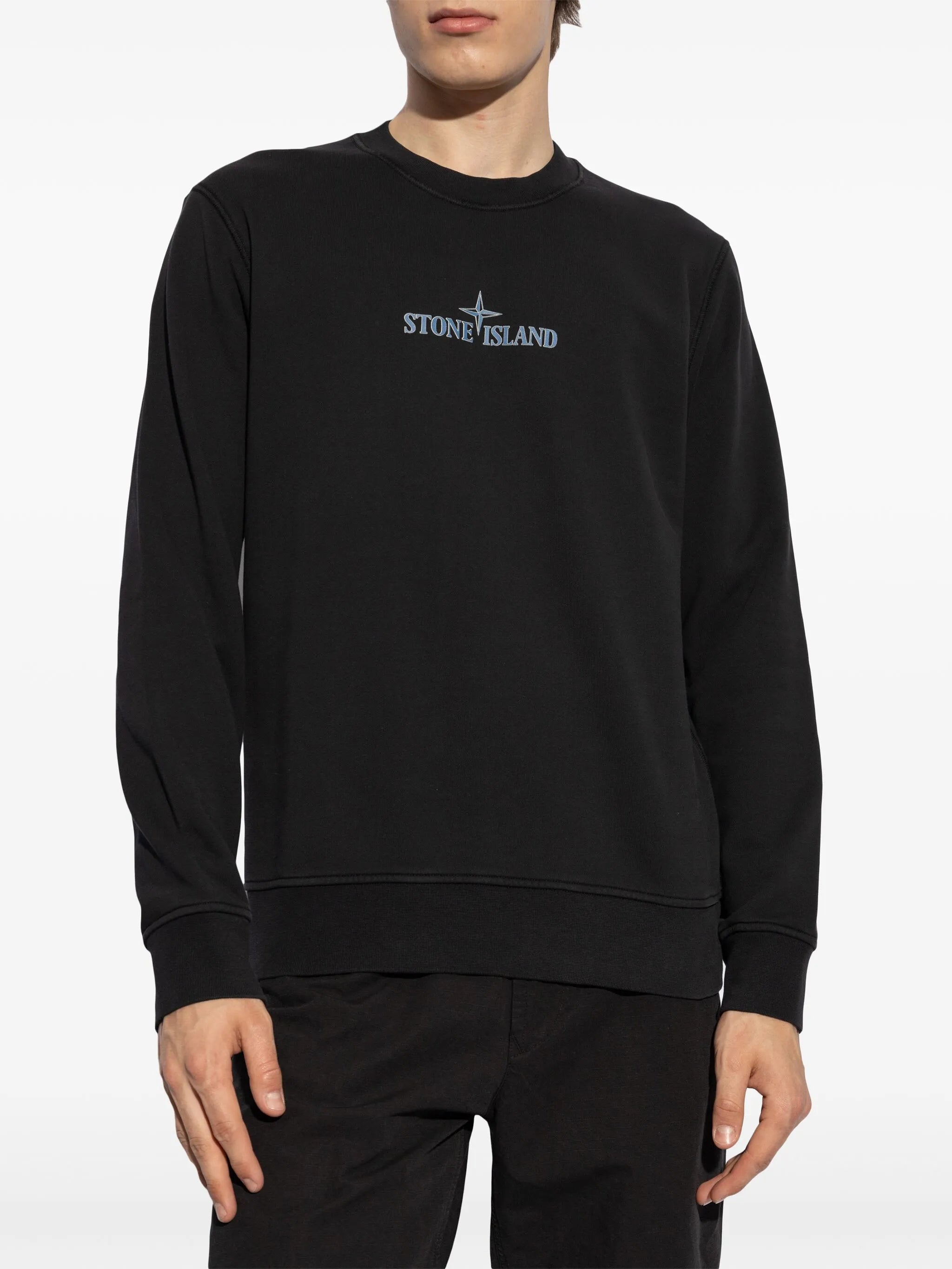 logo-print cotton sweatshirt