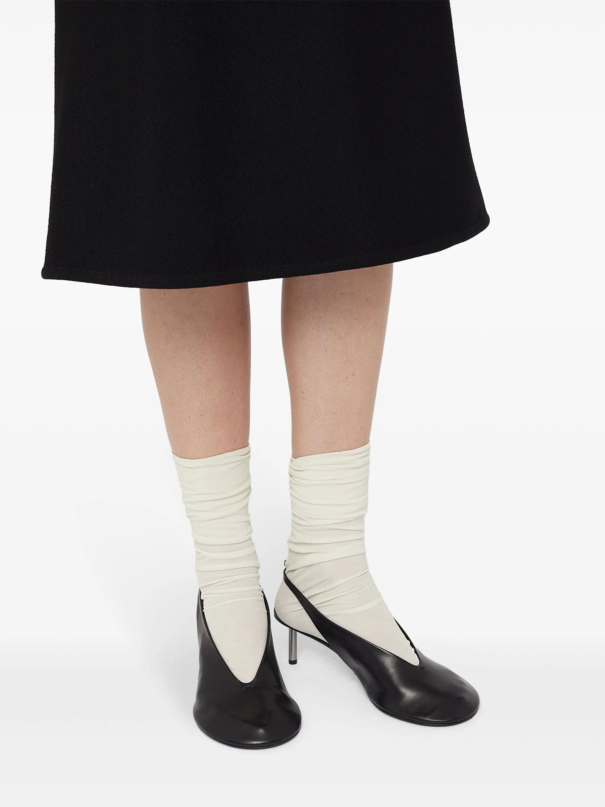 65mm leather pumps