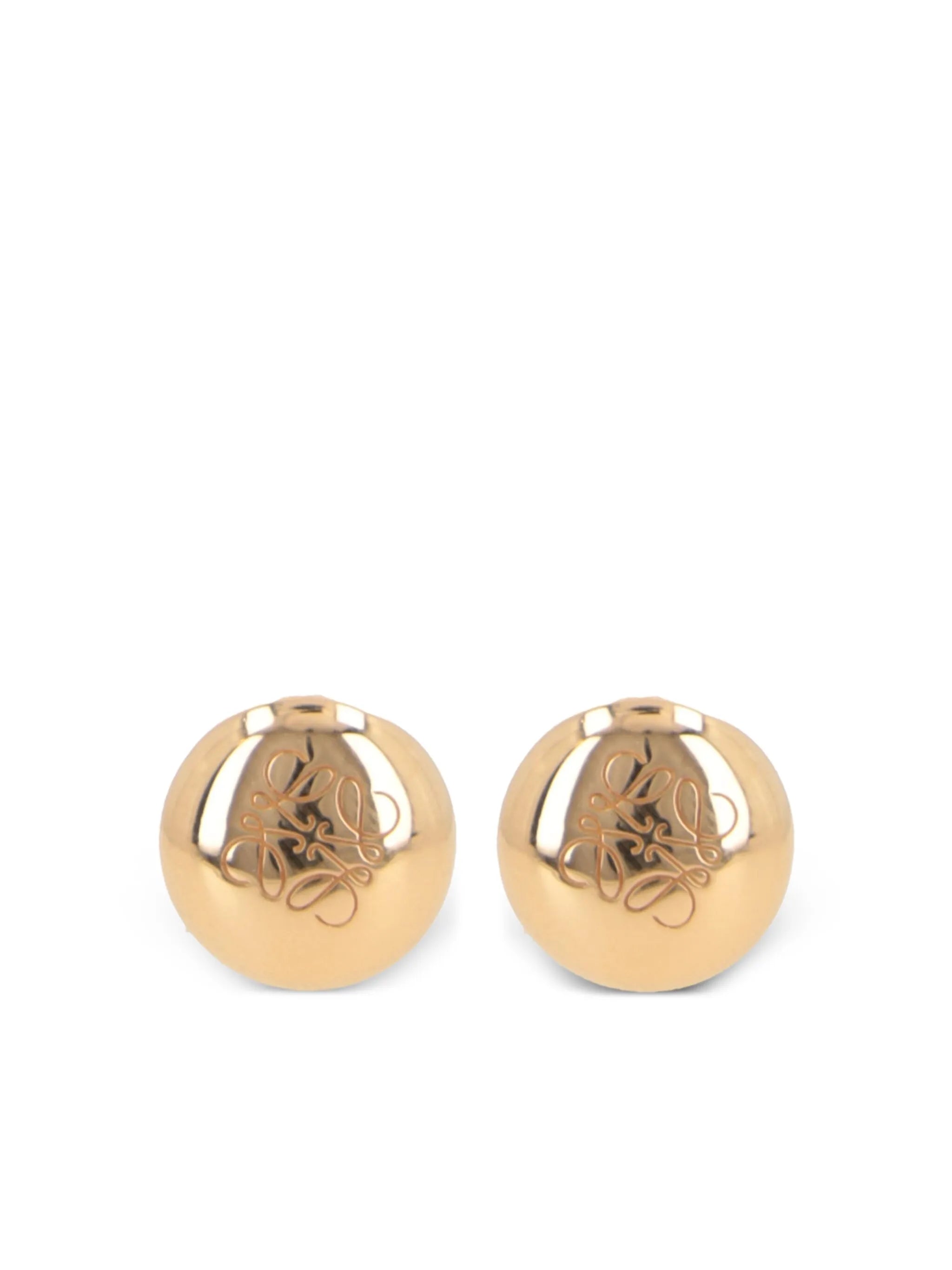 Anagram loog-engraved earrings