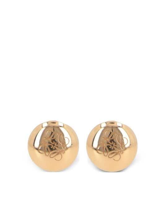 Anagram loog-engraved earrings