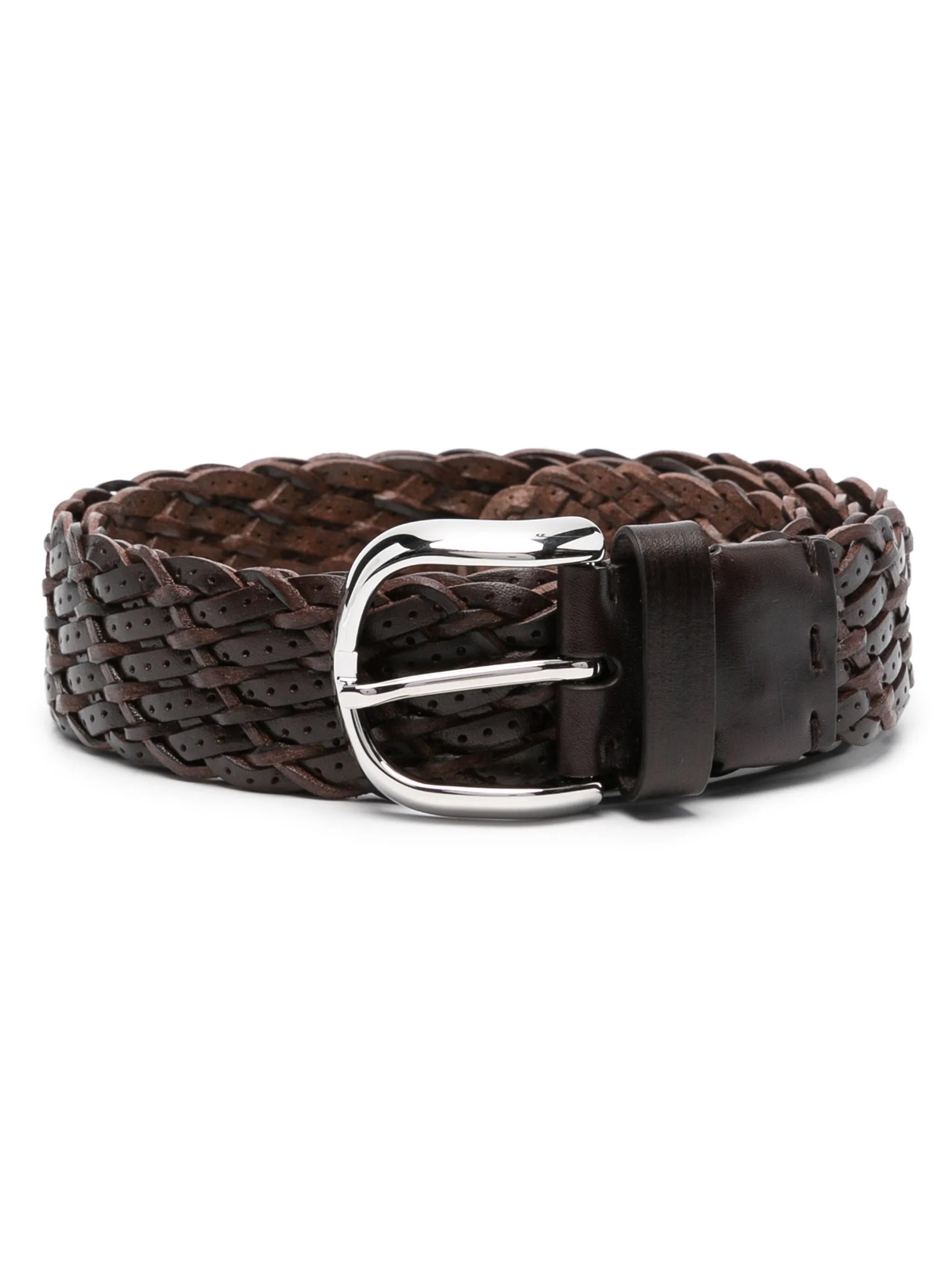 interwoven leather belt