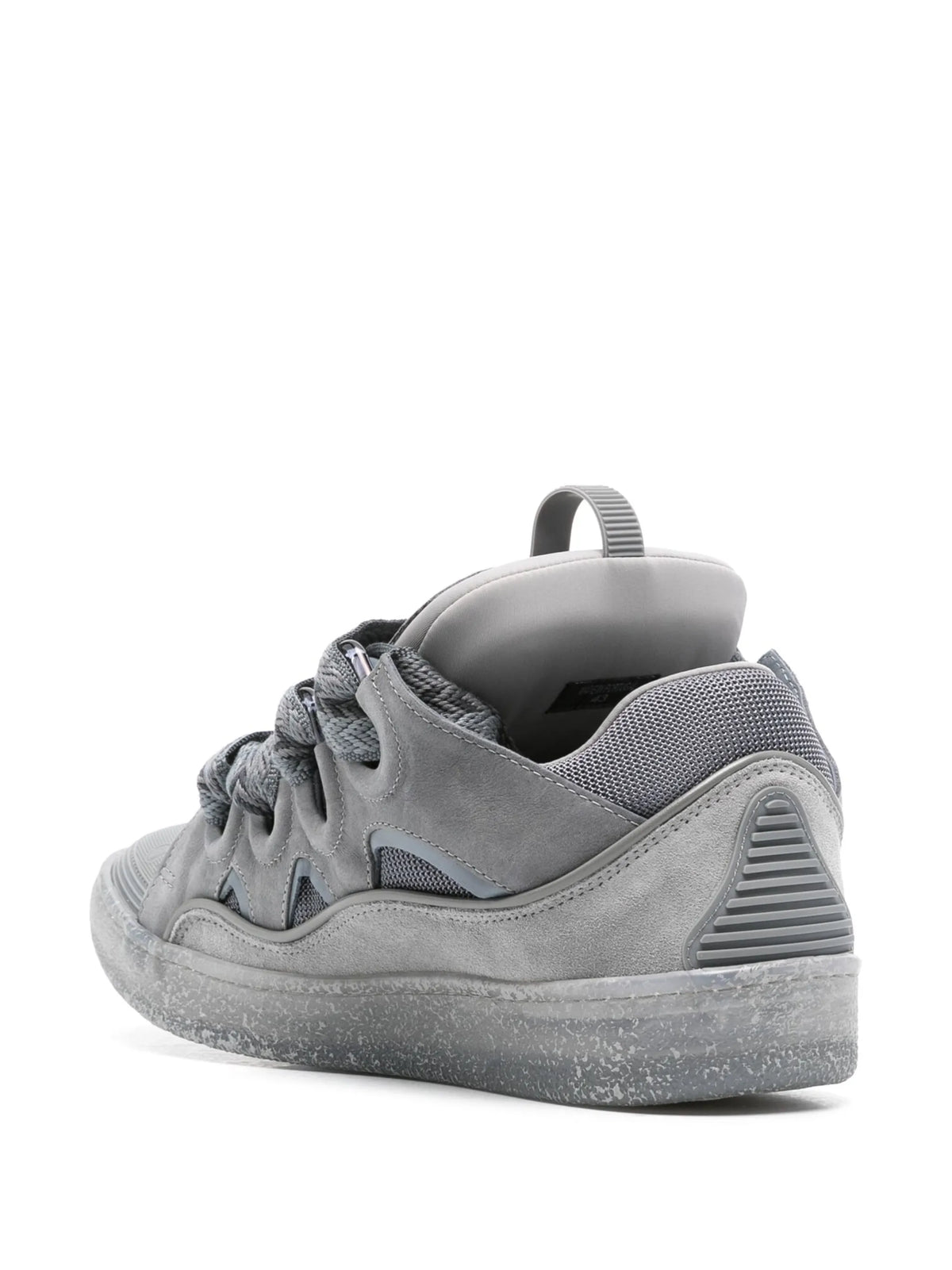 Curb panelled-design sneakers