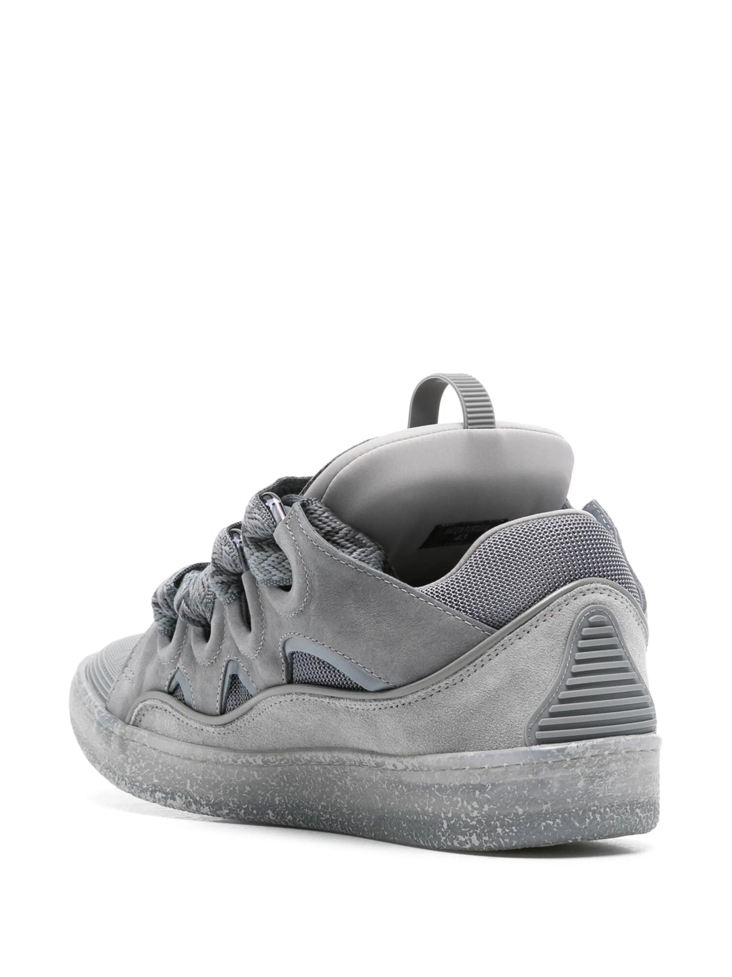 Curb panelled-design sneakers