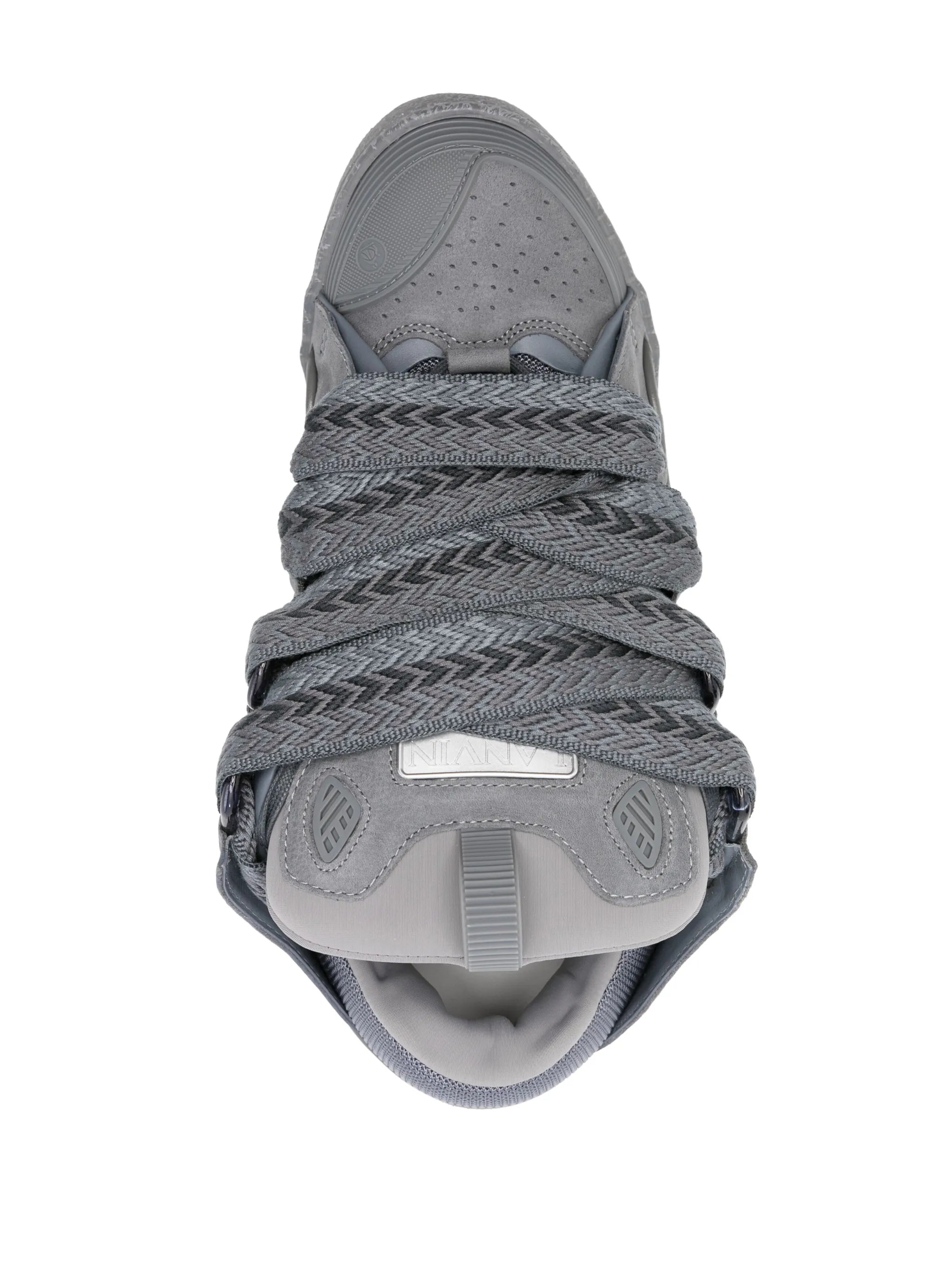 Curb panelled-design sneakers