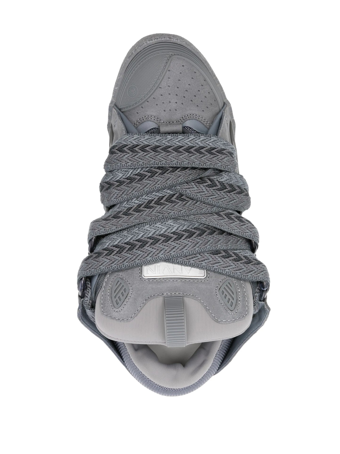 Curb panelled-design sneakers