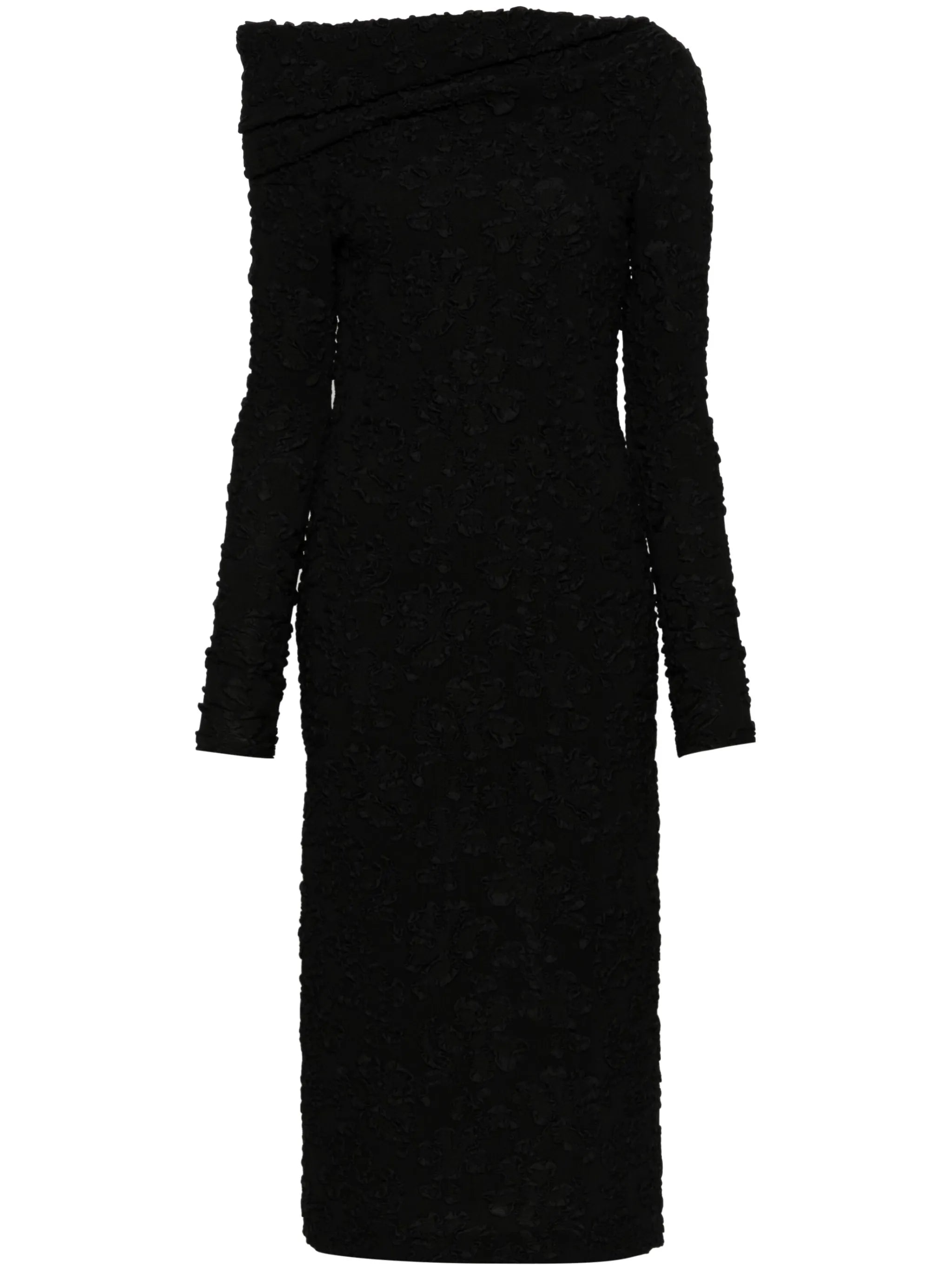 off-shoulder maxi dress